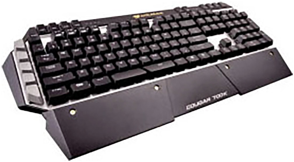 Cougar Gaming-Tastatur »700K MX-Brown (DE)«, (Gaming-Modus-Profil-Speicher-Ziffernblock-Multimedia-Tasten-Handgelenkauflage-Makro-Tasten)