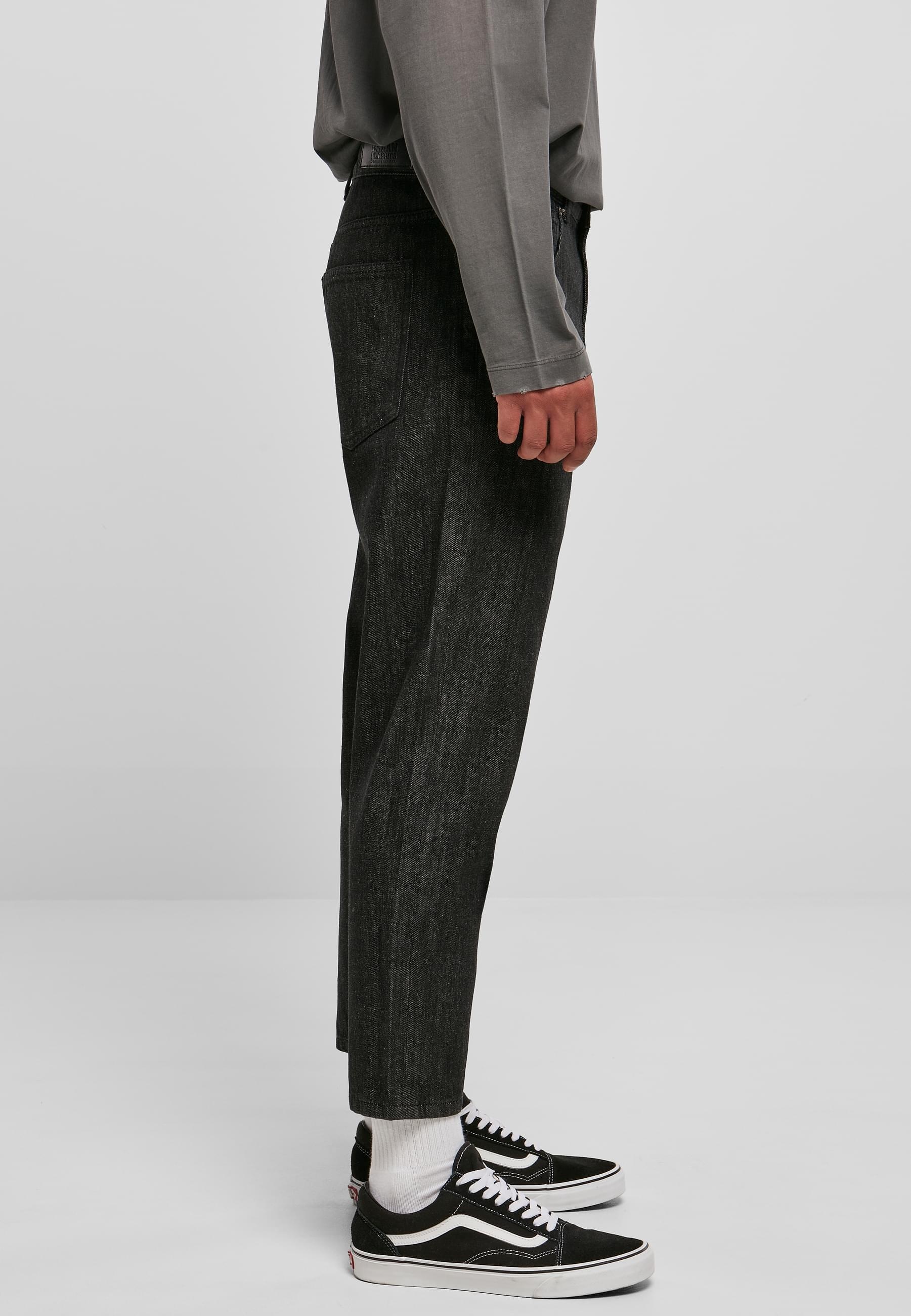 URBAN CLASSICS Bequeme Jeans »Urban Classics Herren Cropped Tapered Jeans«, (1 tlg.)
