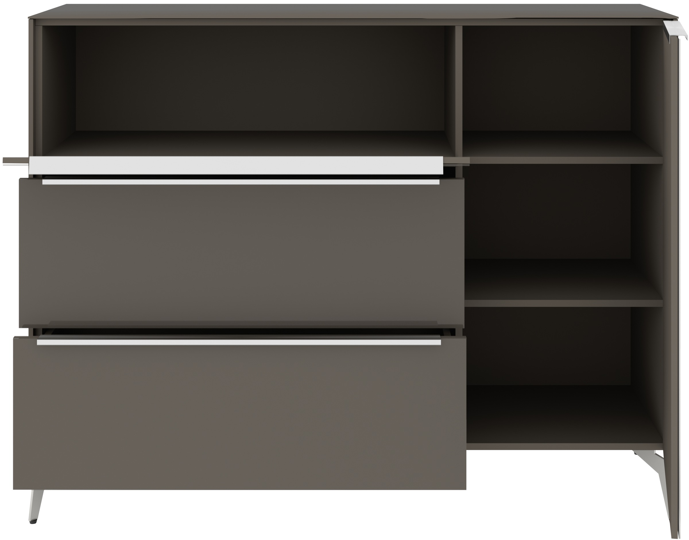 set one by Musterring Sideboard »Reno« 1 Stk. tlg. Mit Winkelfuß in diversen Farben, 109 cm Höhe & Farbauswahl