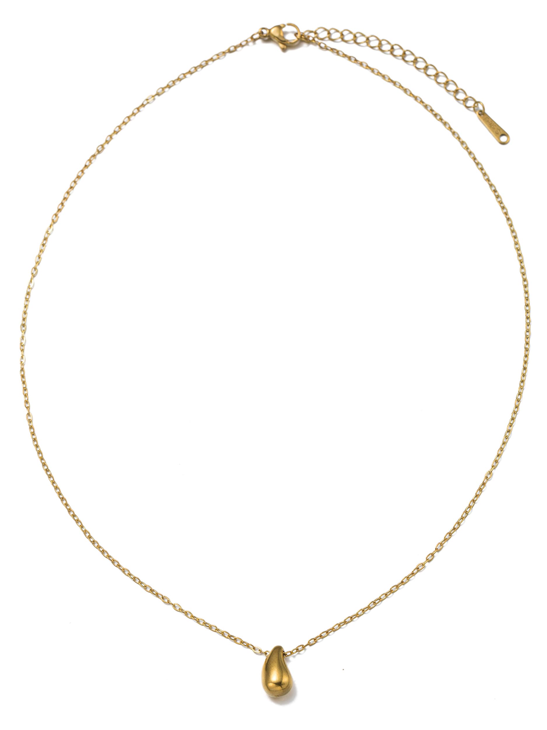 Aniston JEWELRY & WATCHES Kette mit Anhänger »Schmuck Geschenk Edelstahl Halsschmuck Halskette Tropfen« Made in Germany