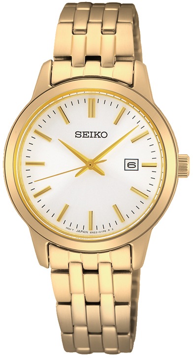 Seiko Quarzuhr »SUR412P1«, Armbanduhr, Damenuhr, Datum