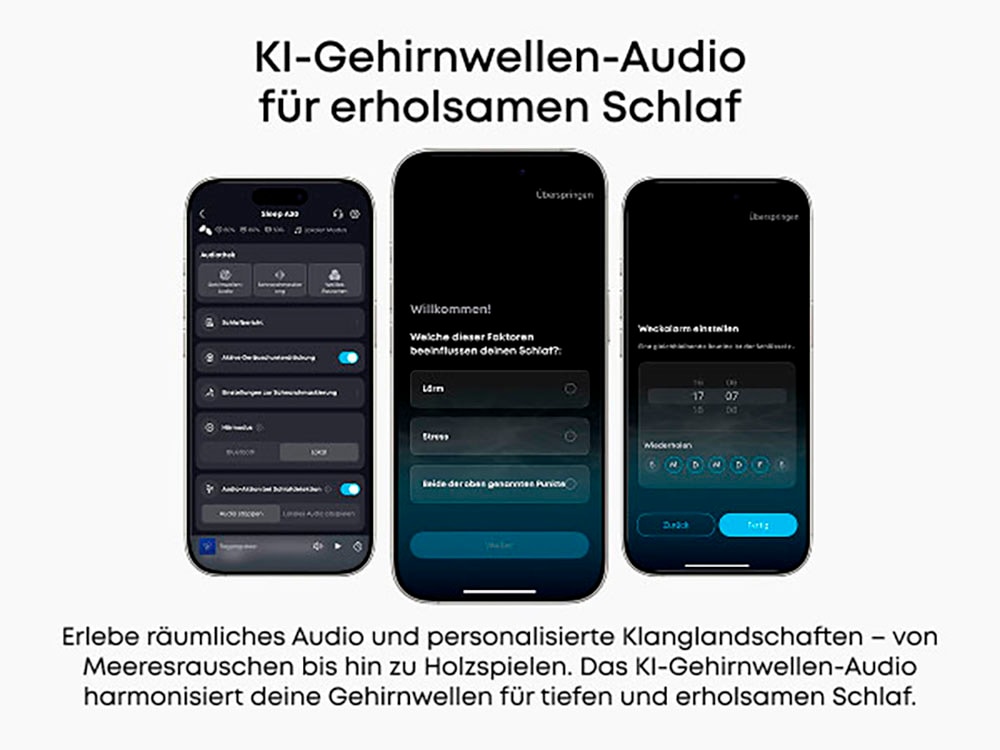 Anker In-Ear-Kopfhörer »Soundcore Sleep A30« Bluetooth Active Noise Cancelling (ANC)