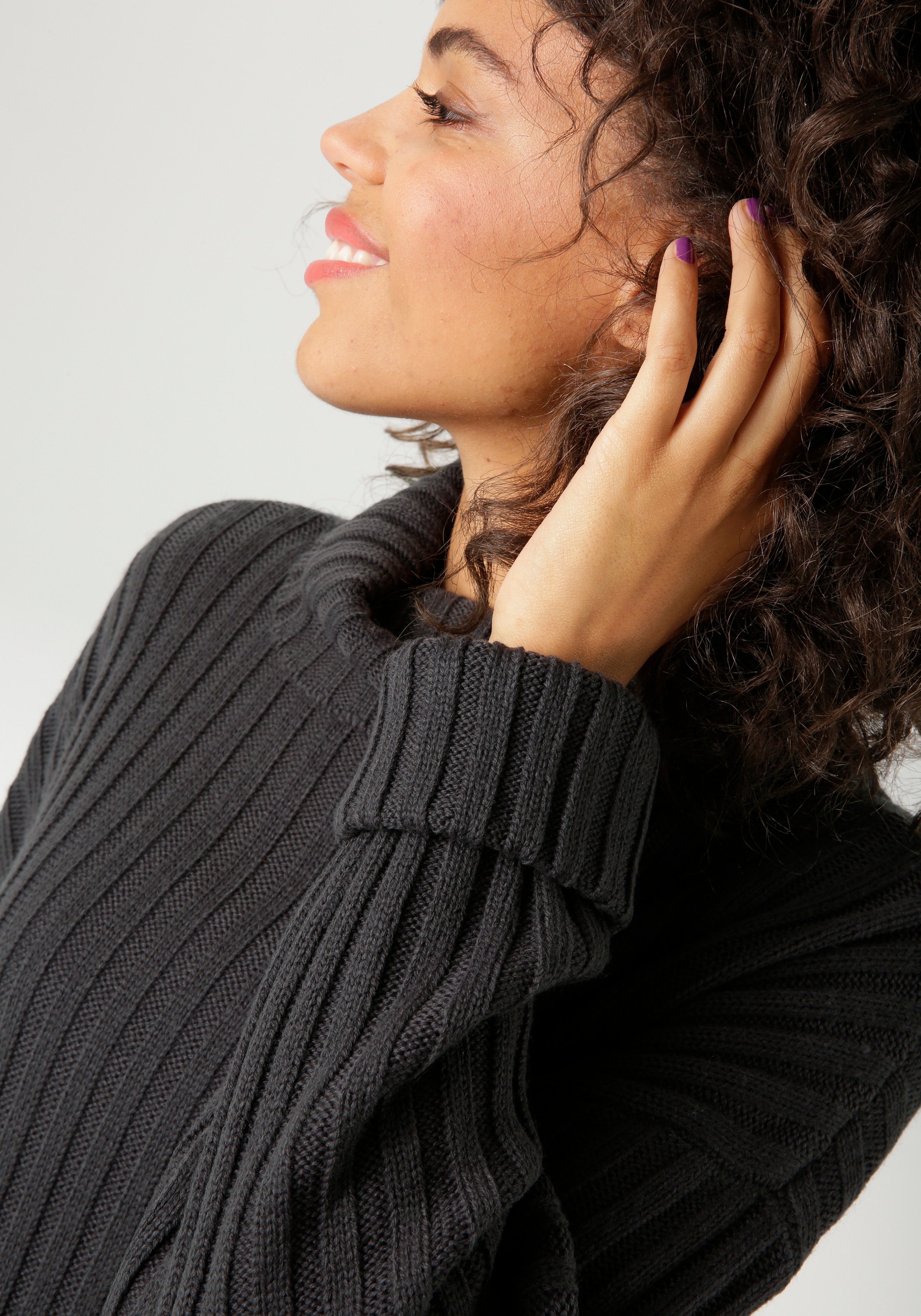 Thumbnail - Aniston CASUAL Strickpullover in Streifen-Optik - NEUE KOLLEKTION