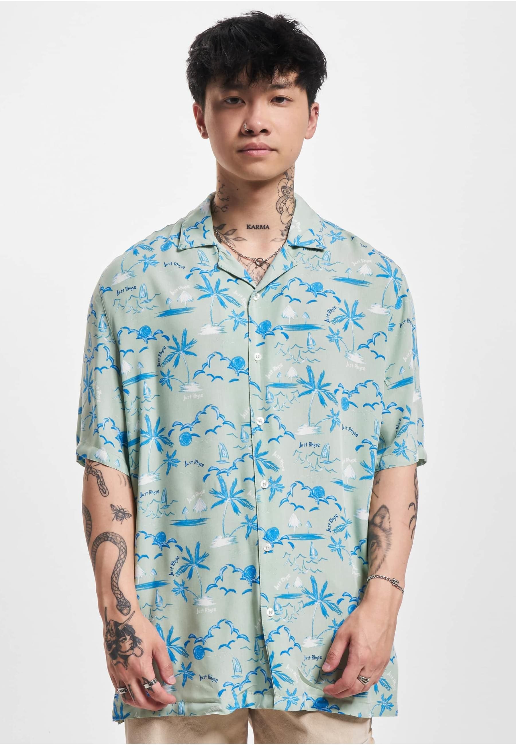 Just Rhyse Langarmhemd »Just Rhyse Herren Just Rhyse Shirt Waikiki«, (1 tlg.)