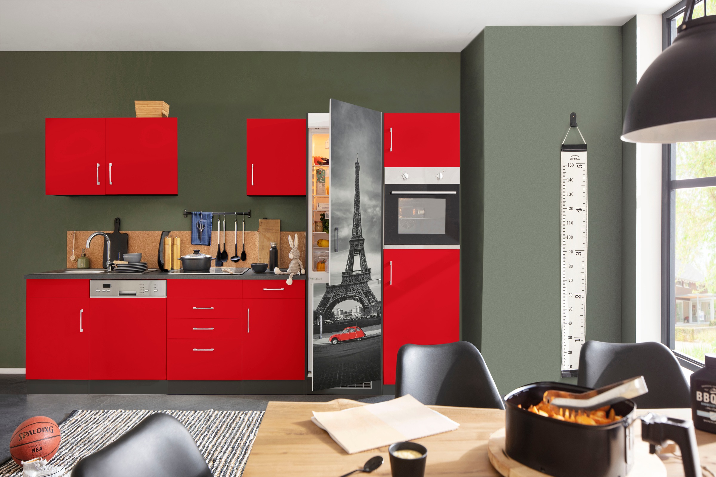 KOCHSTATION Küchenzeile "KS-Paris – Küchen mit einzigartigen Fotomotiven au günstig online kaufen