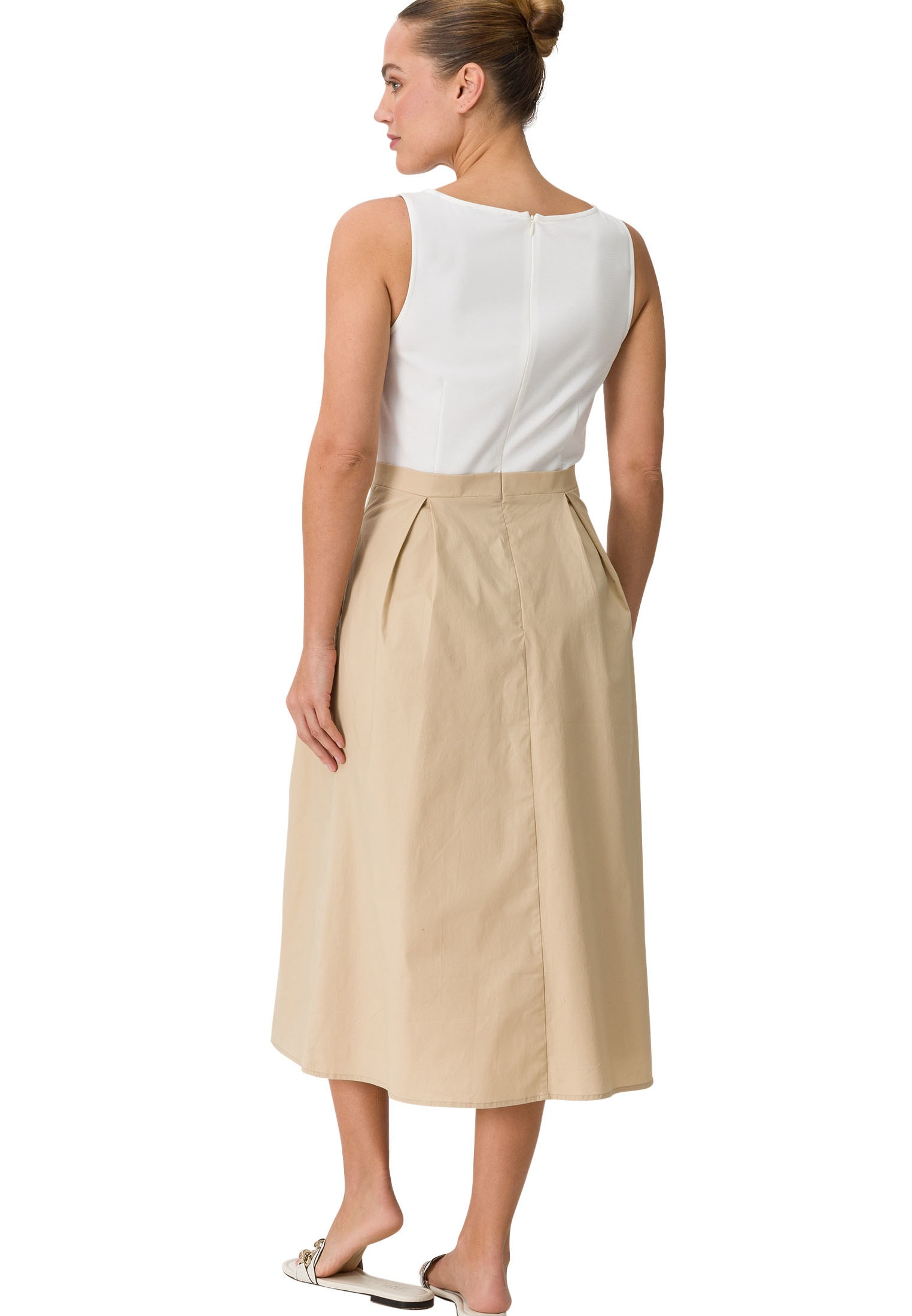 Zero Midikleid »zero Midikleid 2 in 1 Optik«, Falten