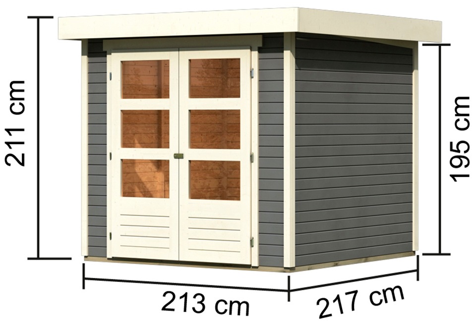 Karibu Gartenhaus »Arnis 2«