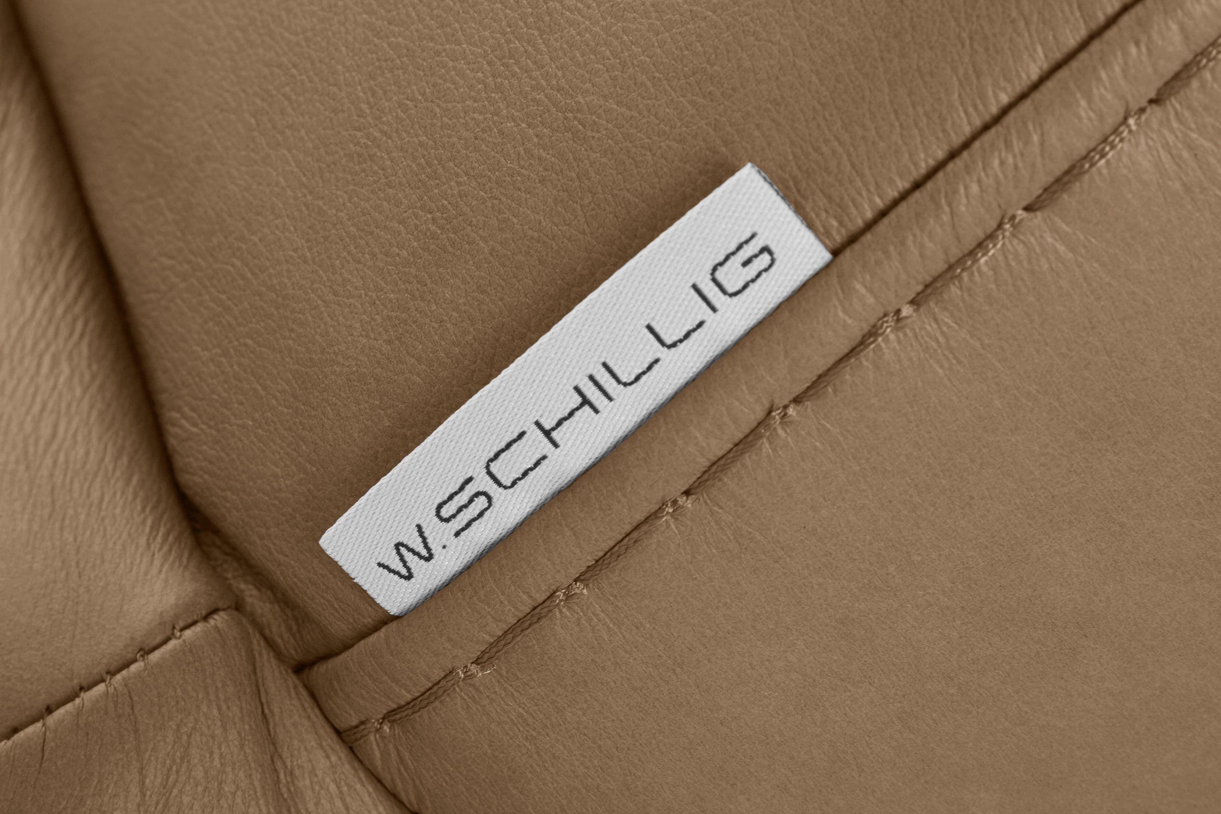W.SCHILLIG 2-Sitzer »montanaa«, mit Metallfüßen in Chrom glänzend, Breite 192 cm