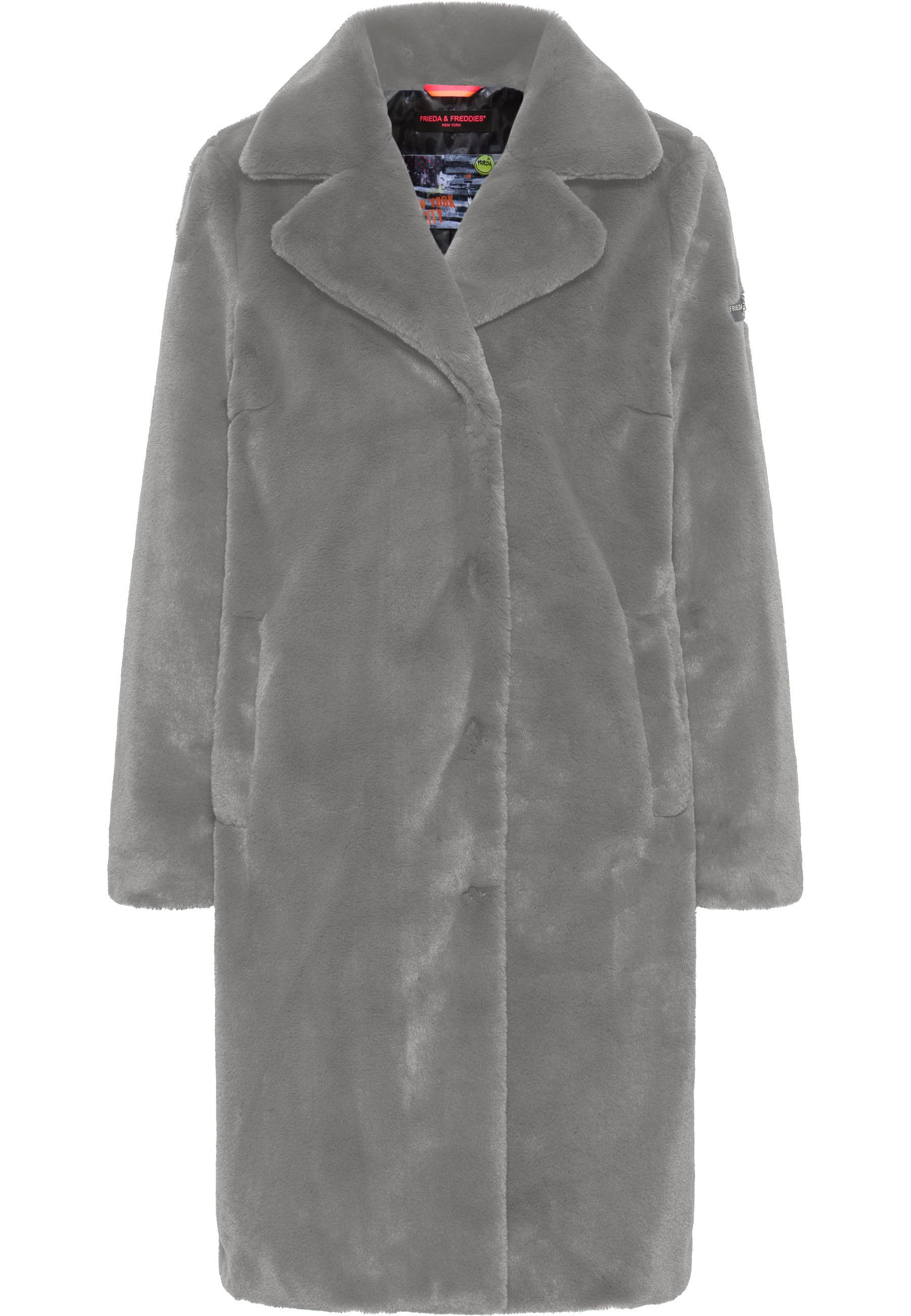 Frieda & Freddies Fellimitatmantel »Fake Fur Coat / Moon-river2«