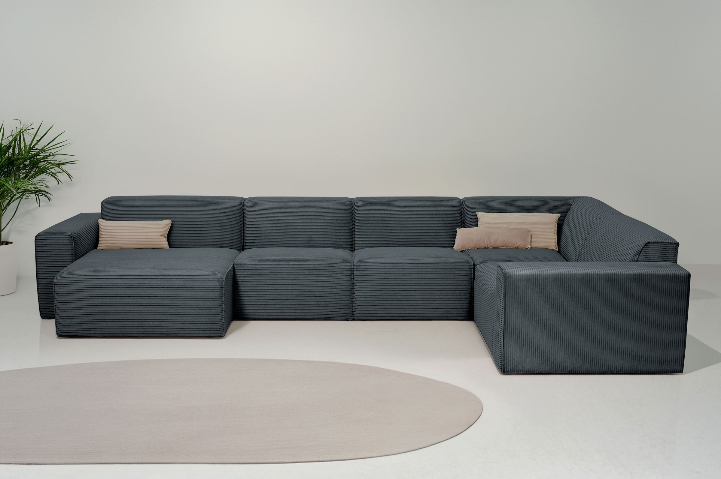 INOSIGN Wohnlandschaft "Clayton", in einem trendigen Cord-Bezug, verschiede günstig online kaufen