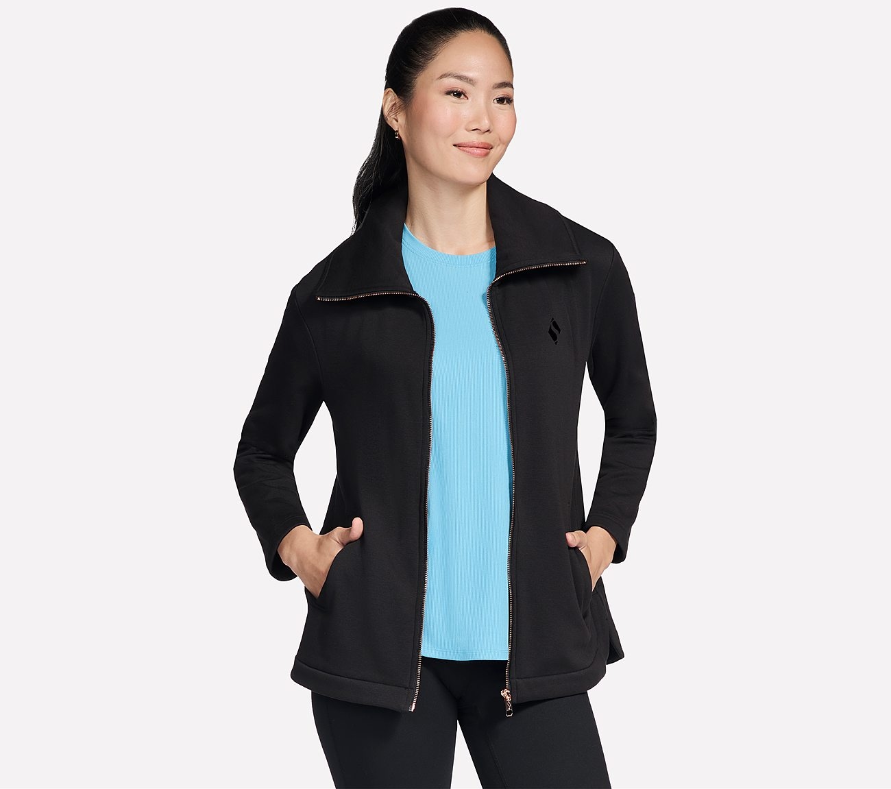 Skechers Trainingsjacke "GOSNUGGLE TUNIC FZ JACKET" günstig online kaufen