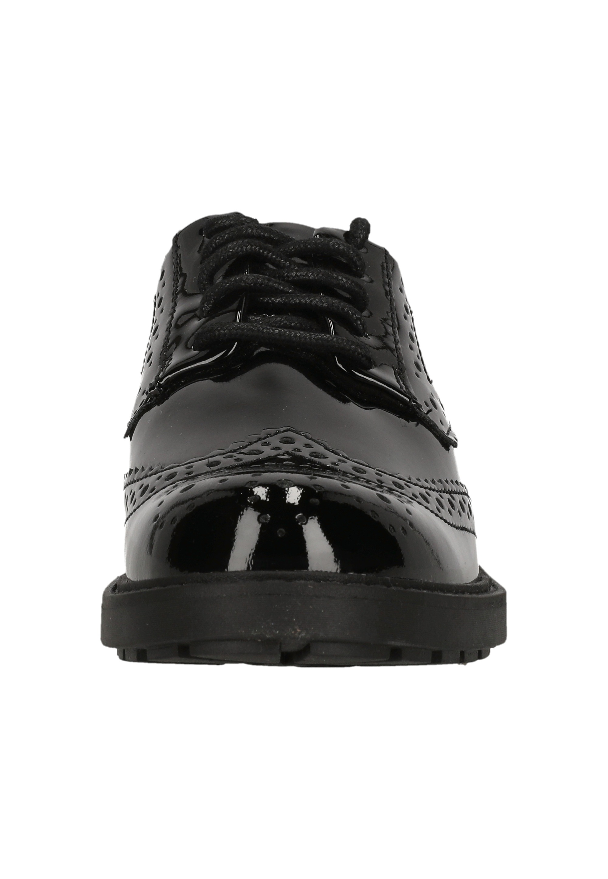 Clarks Schnürschuh »Orinoco2 Limit Black Pat«  mit profilierter Sohle für guten Halt