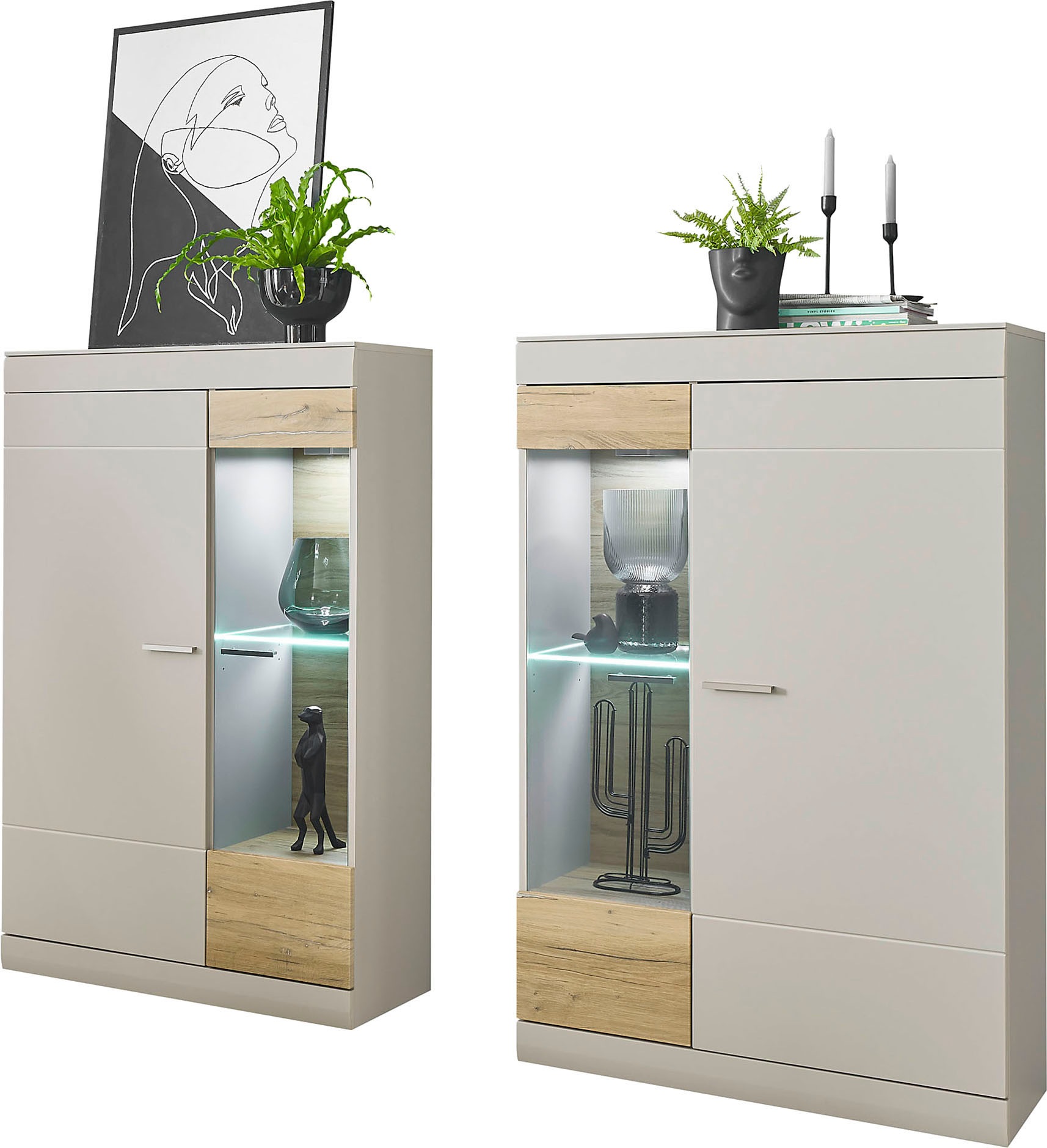 Home affaire Wohnwand "SCARA" 2 Stk. tlg. günstig online kaufen