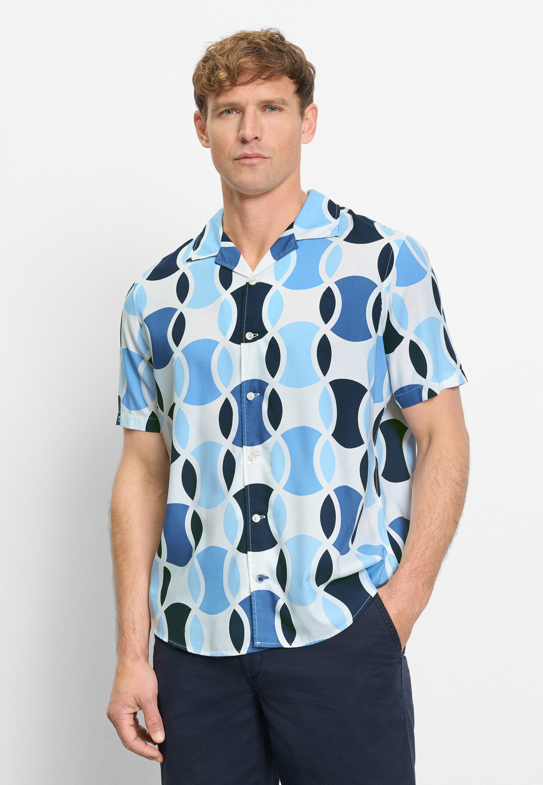 OLYMP Langarmhemd "OLYMP Casual, regular fit, Reverskragen" günstig online kaufen