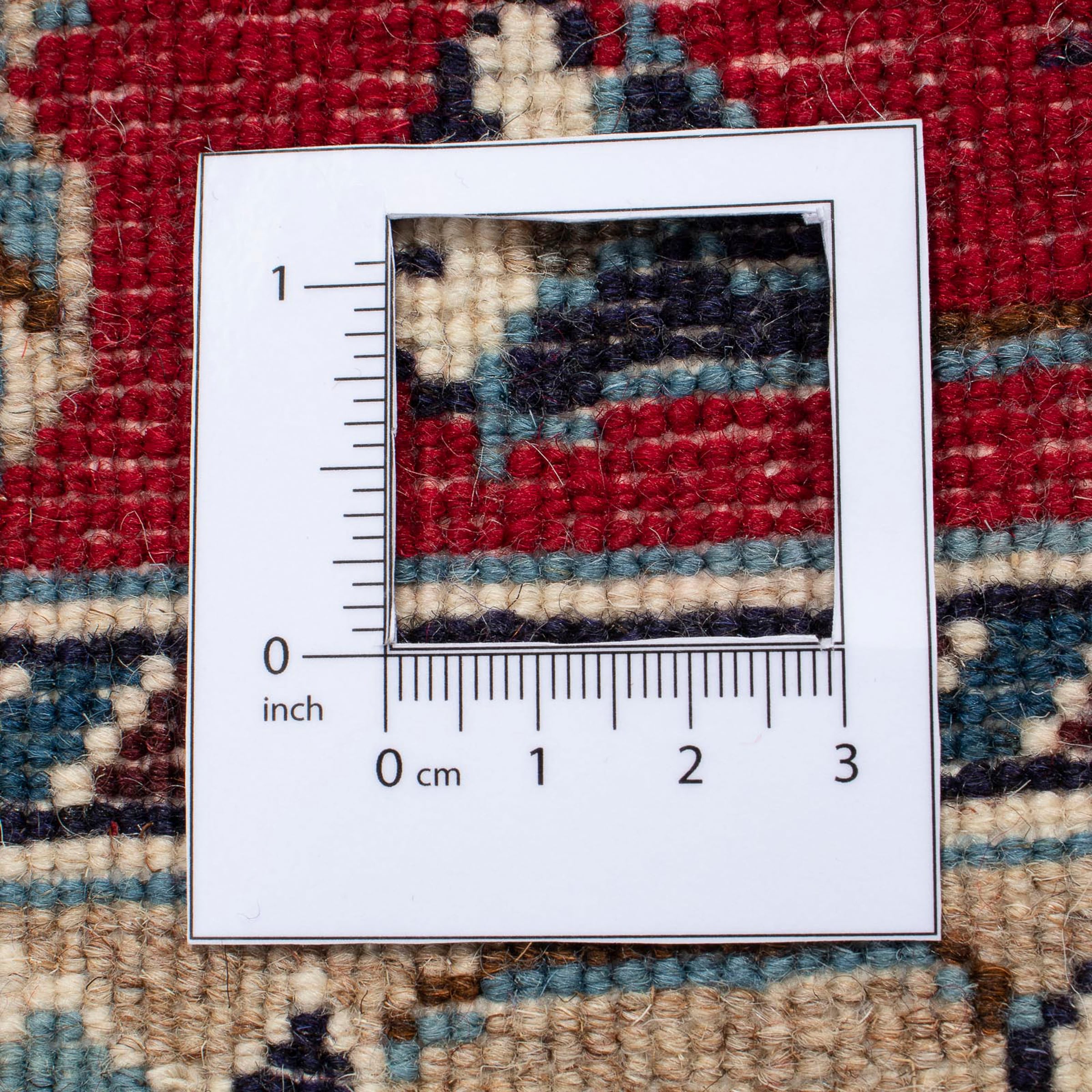 morgenland Orientteppich »Perser - Nain - 134 x 89 cm - dunkelrot«, rechteckig, Wohnzimmer, Handgeknüpft, Einzelstück mit Zertifikat