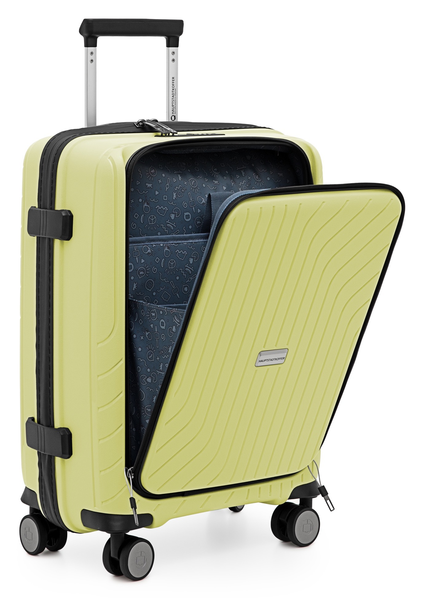 Hauptstadtkoffer Hartschalen-Trolley »TXL, in verschiedenen Farben und Größen« 40 l 4 Rollen Hartschalen-Koffer Reisegepäck TSA Schloss