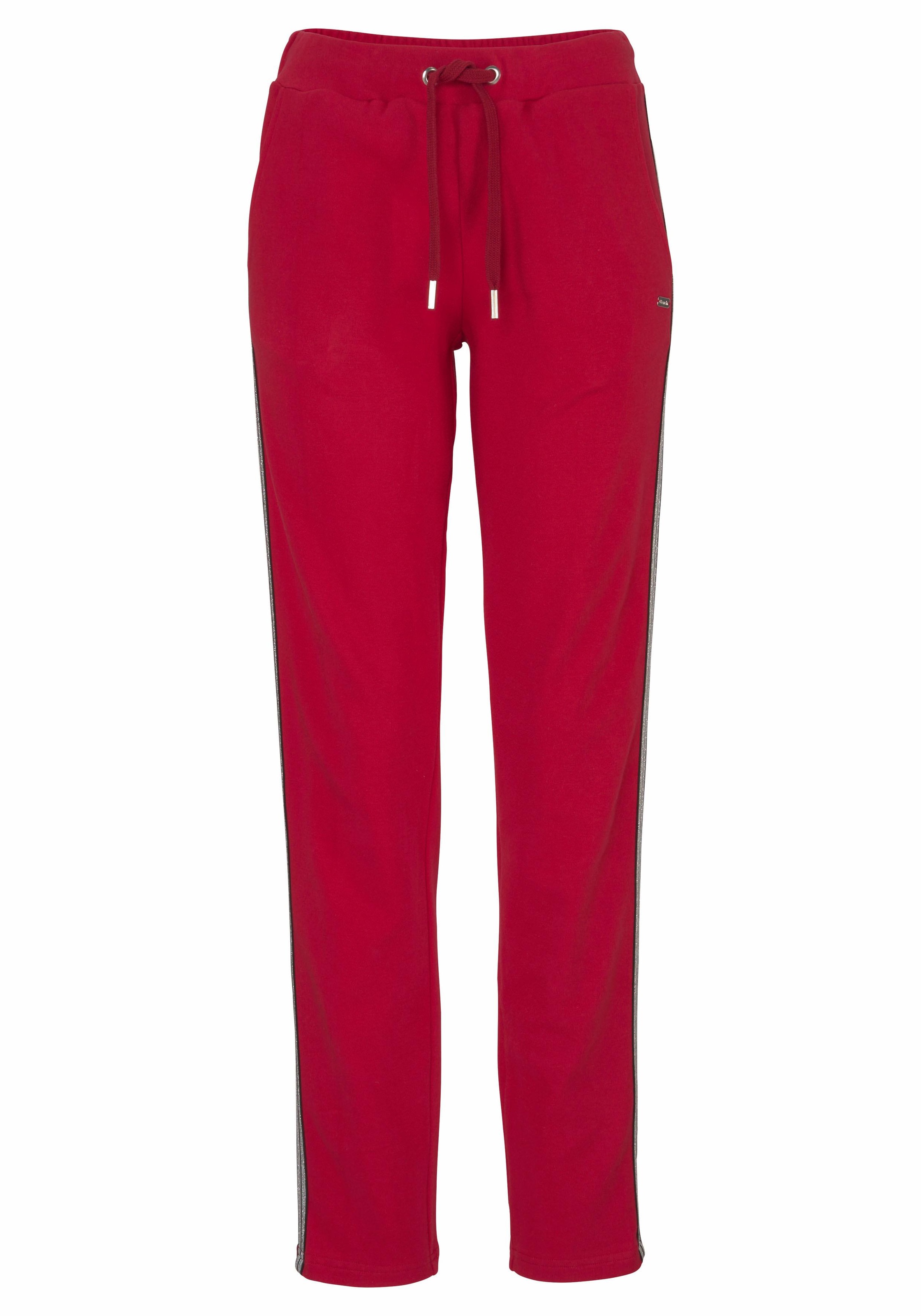 Bench. Loungewear Homewearhose, mit Metallic-Streifen, Loungewear, Loungean günstig online kaufen