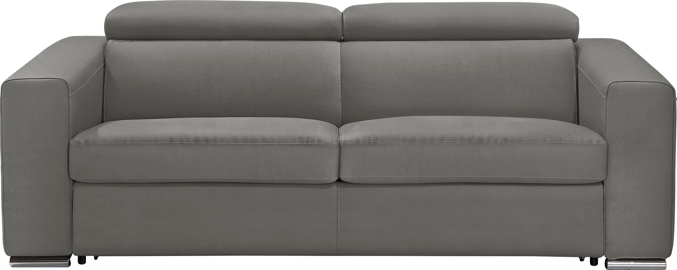 Egoitaliano Schlafsofa "Cabiria, Design und super Sitz- und Liegekomfort", Sofa inkl. Schlaffunktion, Kopfteile verstell