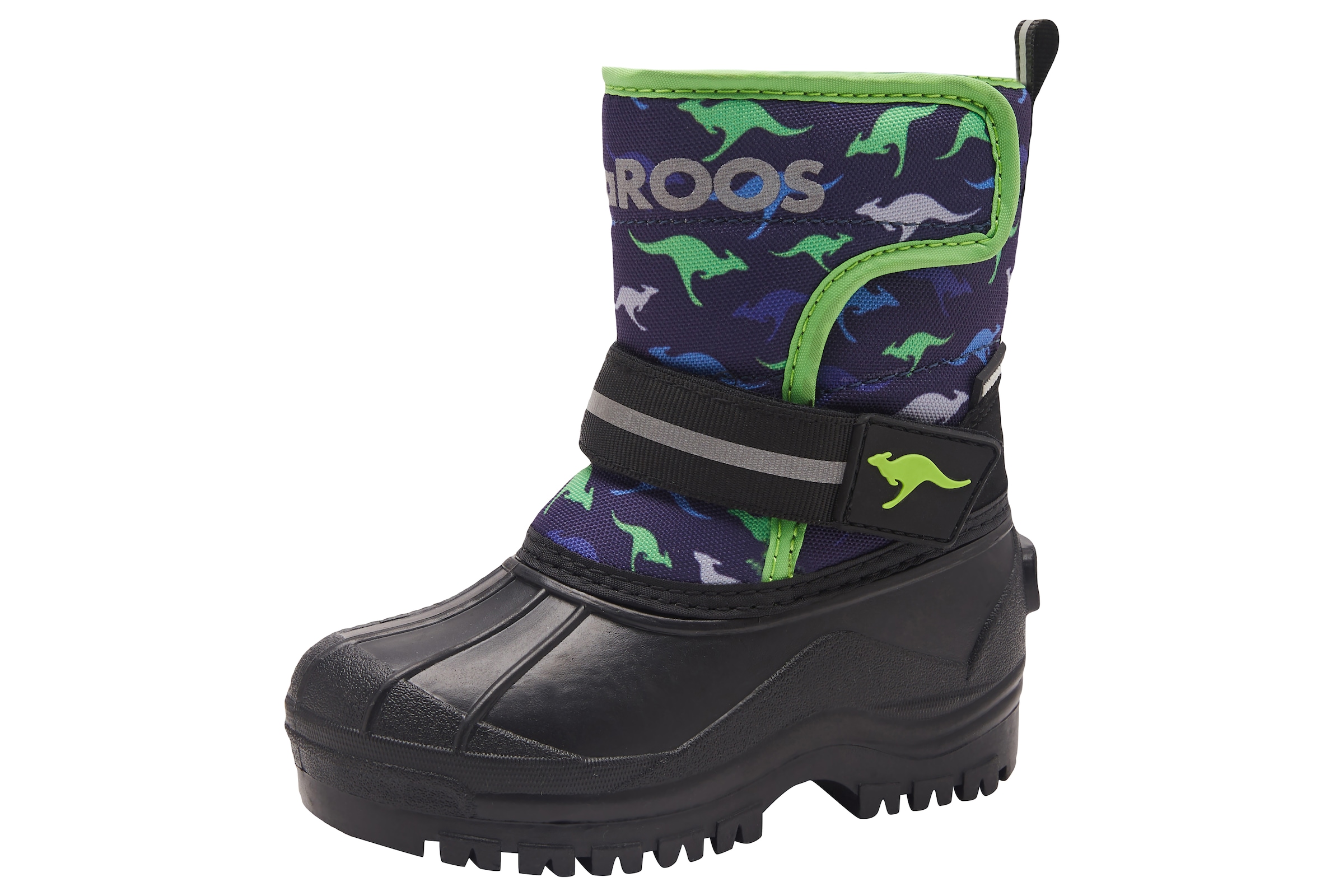 KangaROOS Winterstiefel "K-Shell II", Snowboots, Winterboots, Winterschuhe, mit Klettverschluss