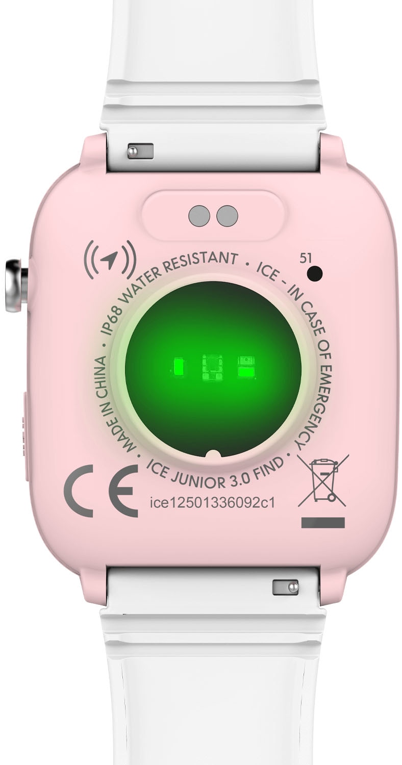 ice-watch Smartwatch »ICE smart junior 3.0 - Find My - 1.75«, Armbanduhr, Kinderuhr, Silikonarmband, Bluetooth, Geschenkidee,digital)