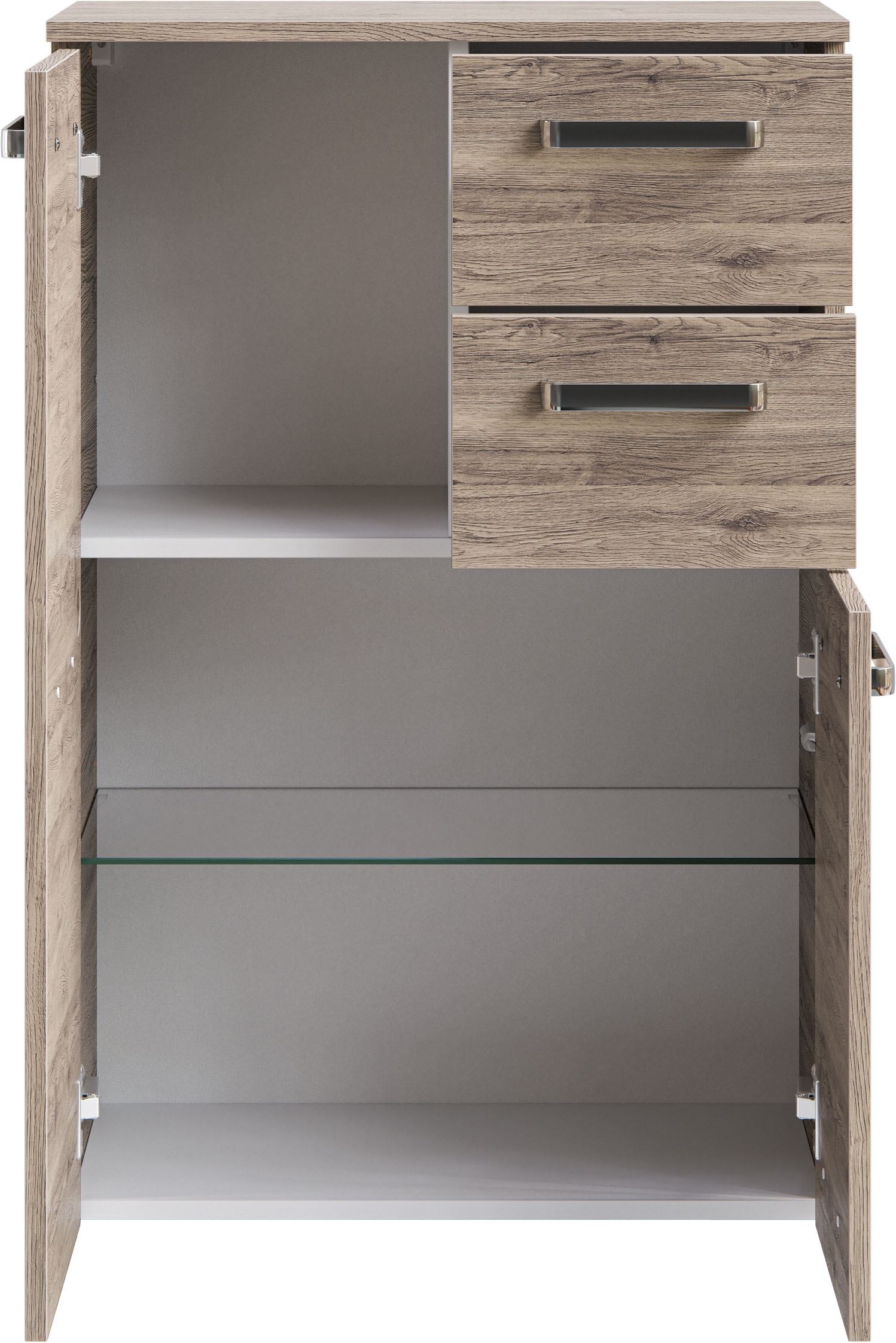 Saphir Badmöbel-Set »5-teilig, mit Spiegelschrank« Set, 5 Stk. tlg.