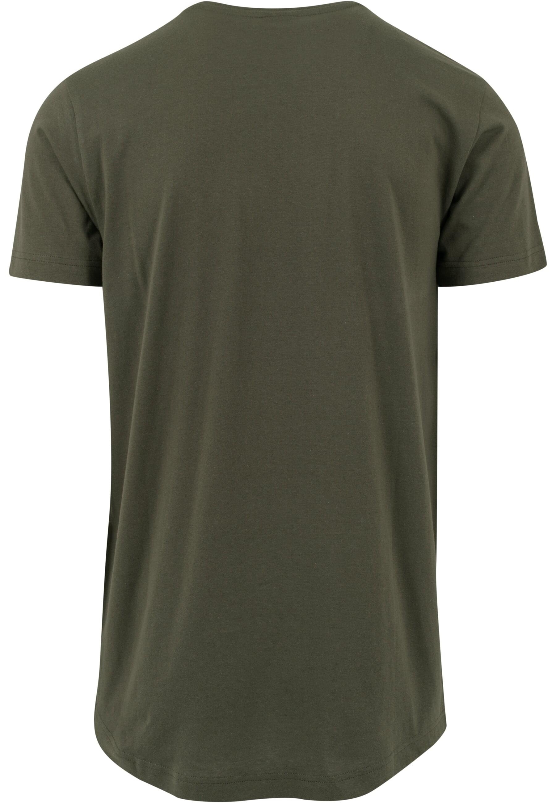 URBAN CLASSICS Kurzarmshirt "Urban Classics Herren Shaped Long Tee" günstig online kaufen