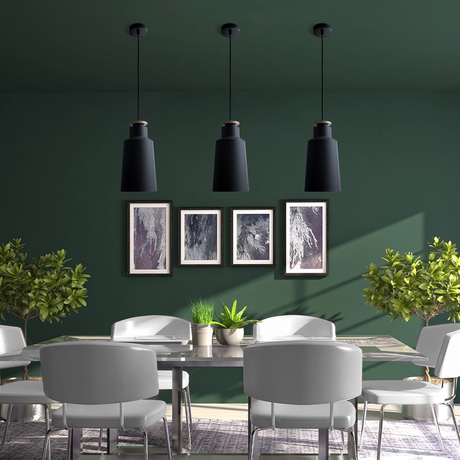 Paco Home Pendelleuchte »JACK I«, 1 flammig, Leuchtmittel E27 | ohne Leuchtmittel, Hängelampe Esszimmer Küchenlampe Esstischlampe Skandinavisch E27