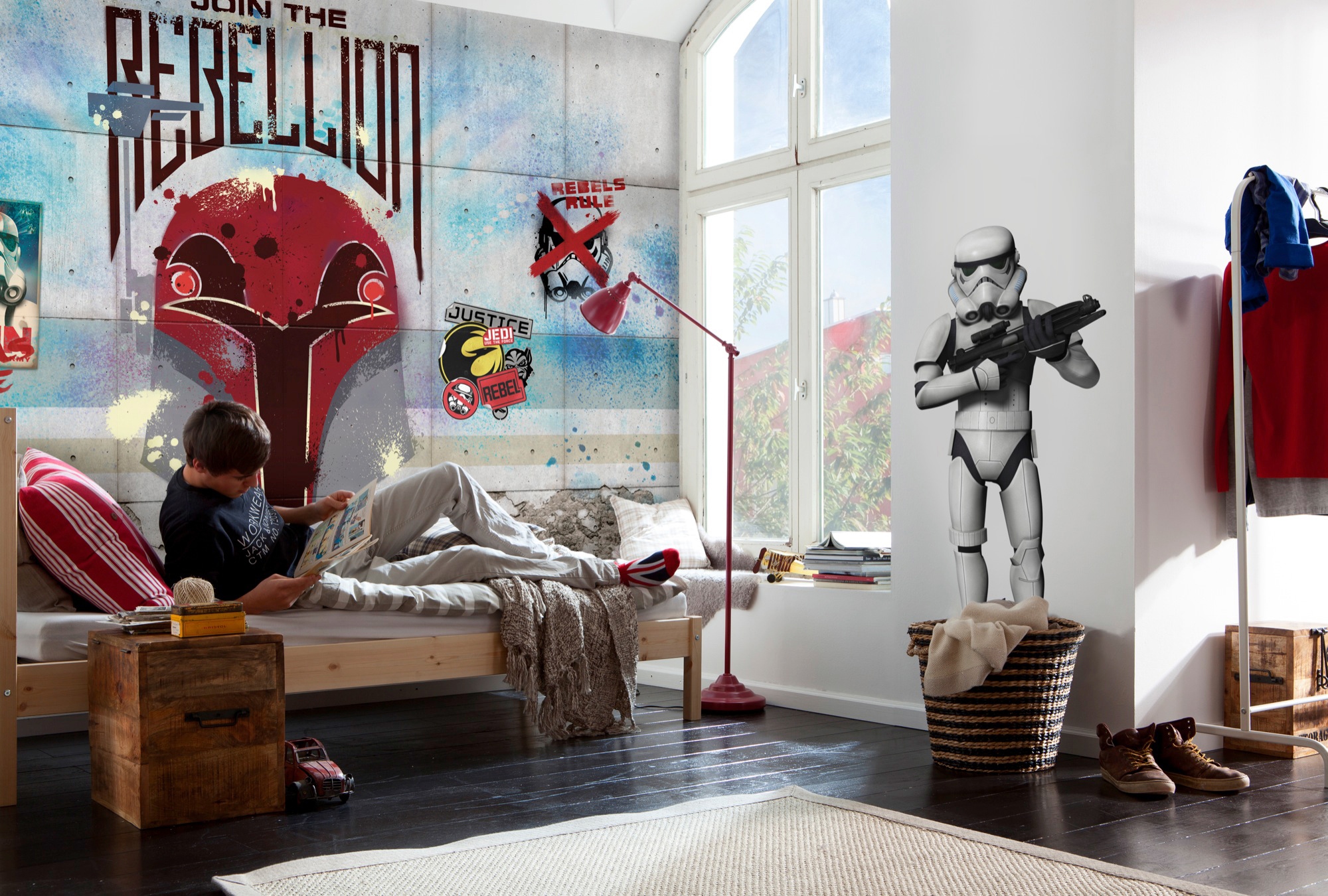 Komar Fototapete »Star Wars Rebels Wall«, 368x254 cm (Breite x Höhe),  inklusive Kleister auf Raten | BAUR