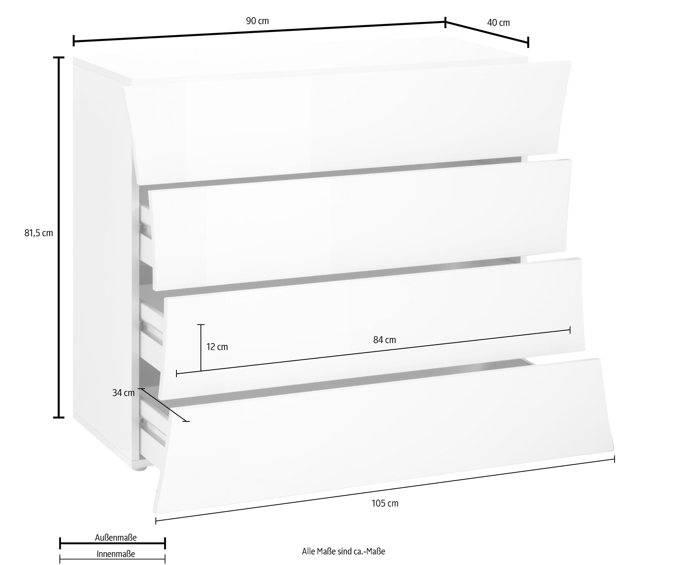 INOSIGN Kommode »Arco«, Breite 90 cm