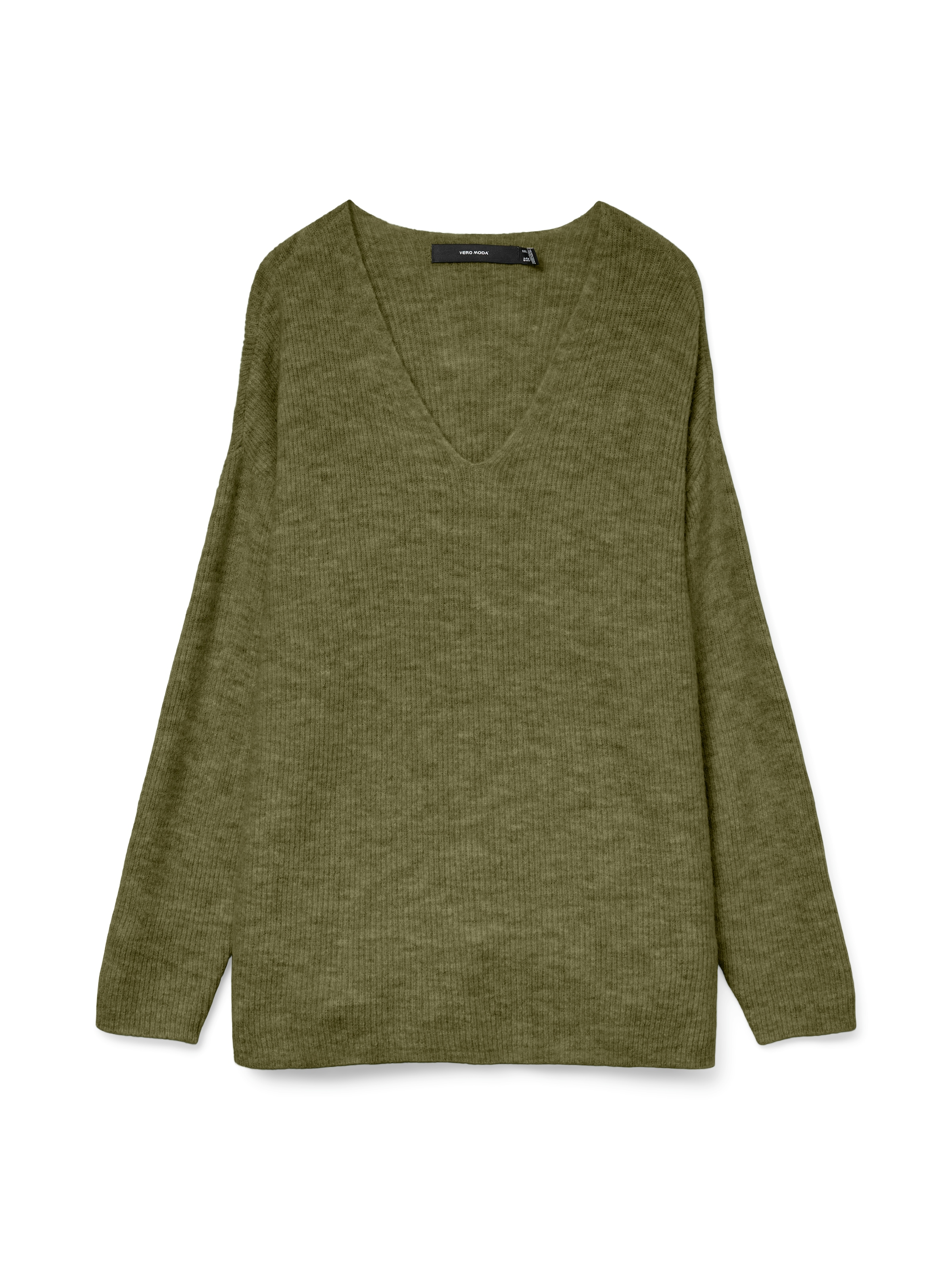 Vero Moda V-Ausschnitt-Pullover "VMCREWLEFILE LS V-NECK BLOUSE NOOS" günstig online kaufen