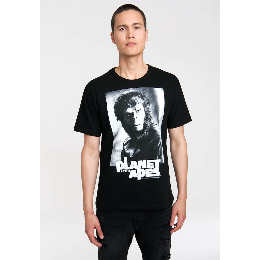 LOGOSHIRT T-Shirt »Planet der Affen« mit großem Frontprint