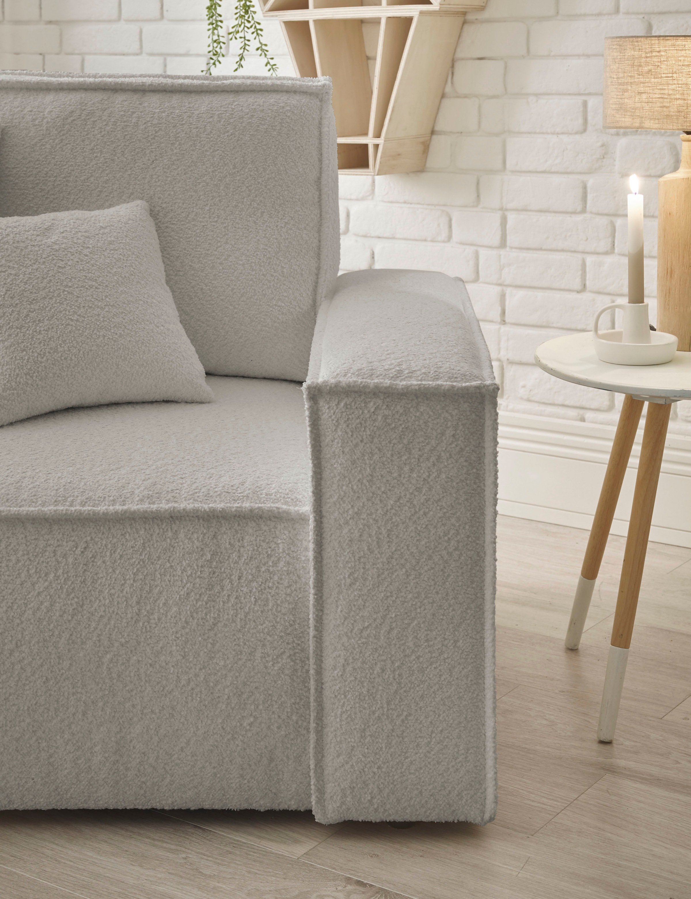 andas Loveseat »Finnley«, (2 St.), Loveseat und Hocker im Set, passend zur Polster-Serie Finnley