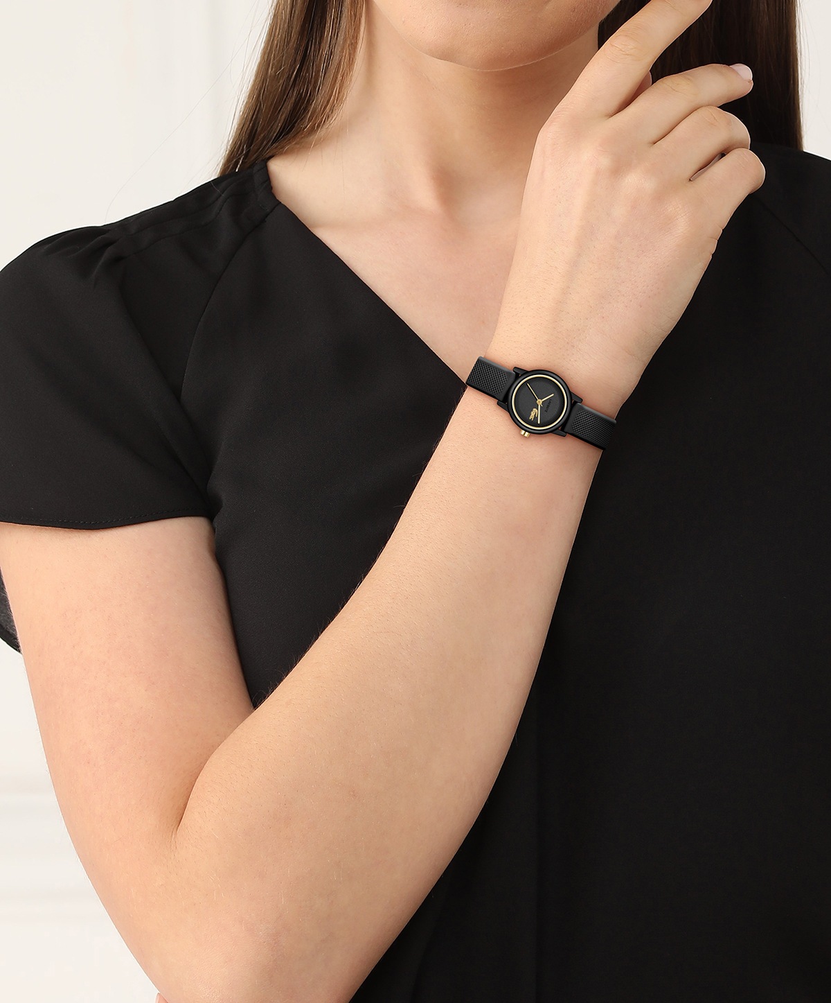 Lacoste Quarzuhr »LACOSTE.12.12 SWIFT« Armbanduhr, Damenuhr, Silikonarmband, analog