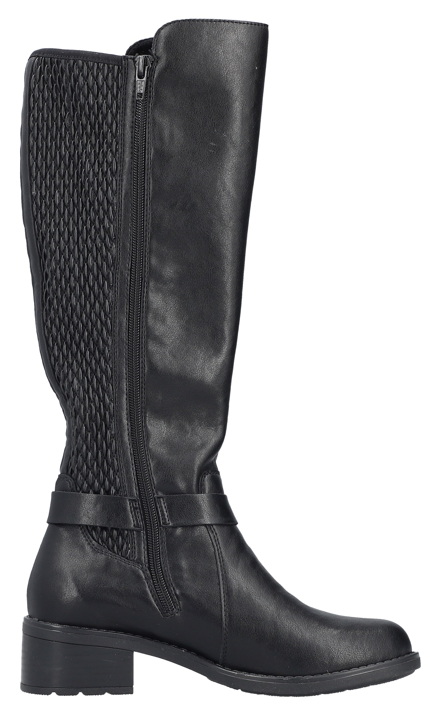 Rieker Stiefel, Langschaftstiefel, Stretchstiefel mit herausnehmbarer Innensohle