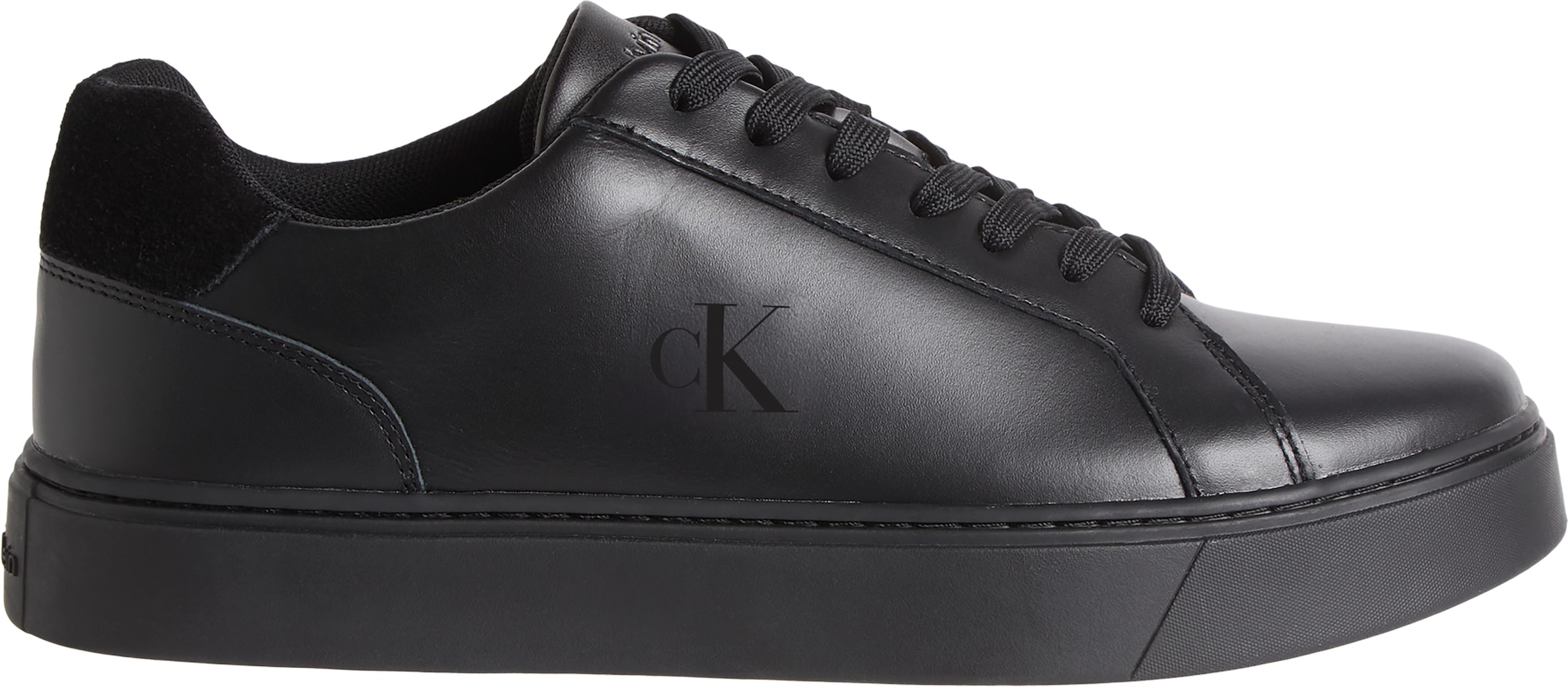 Calvin Klein Jeans Sneaker »CLASSIC CUPSOLE LACEUP LTH«  Schnürschuh, Freizeitschuh mit Fersenbesatz und seitlichem CK-Logo