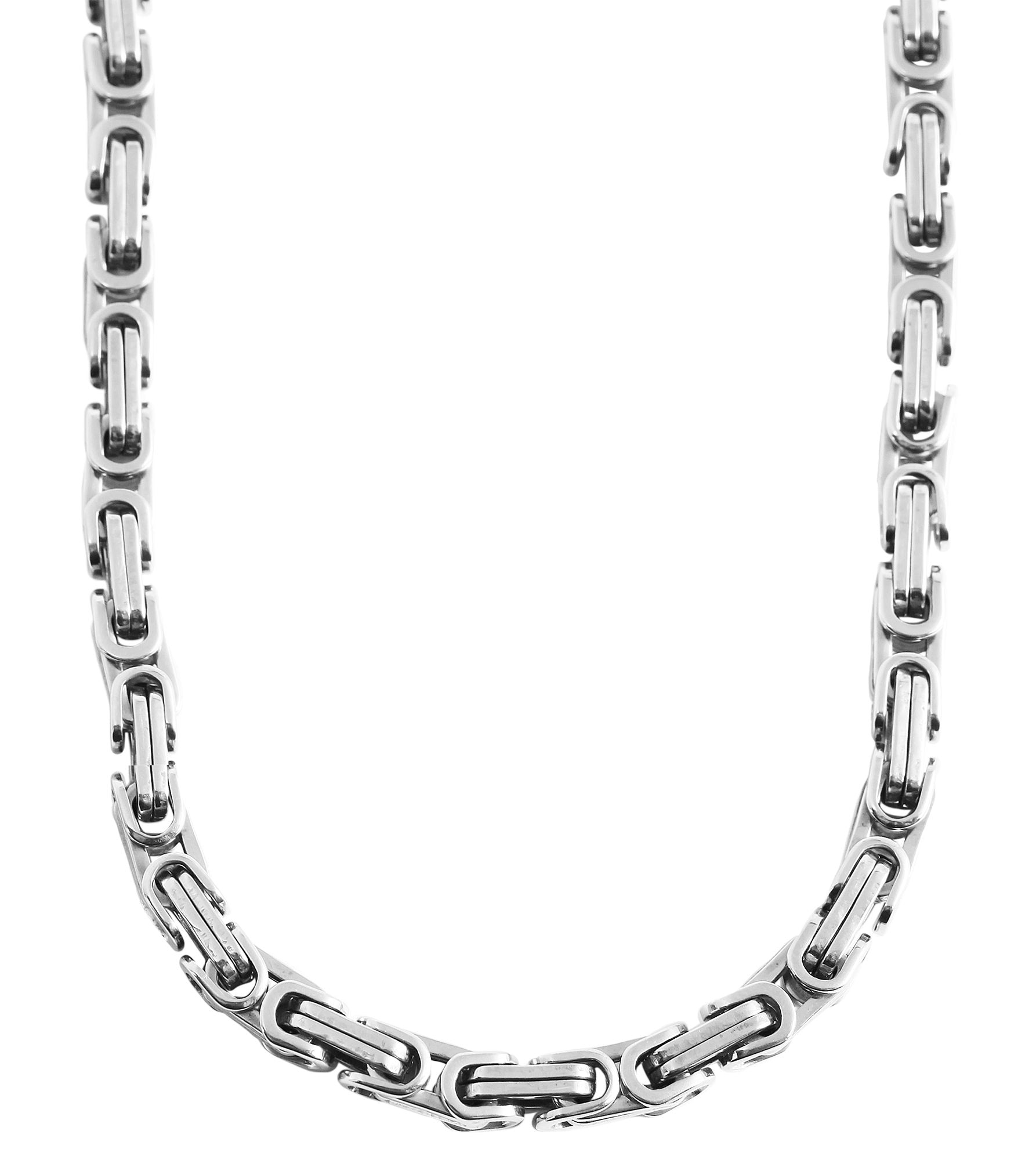 Adelia´s Kette ohne Anhänger »Unisex Halskette – Königskette aus Edelstahl 50 cm« Ideal als Geschenk für besondere Anlässe