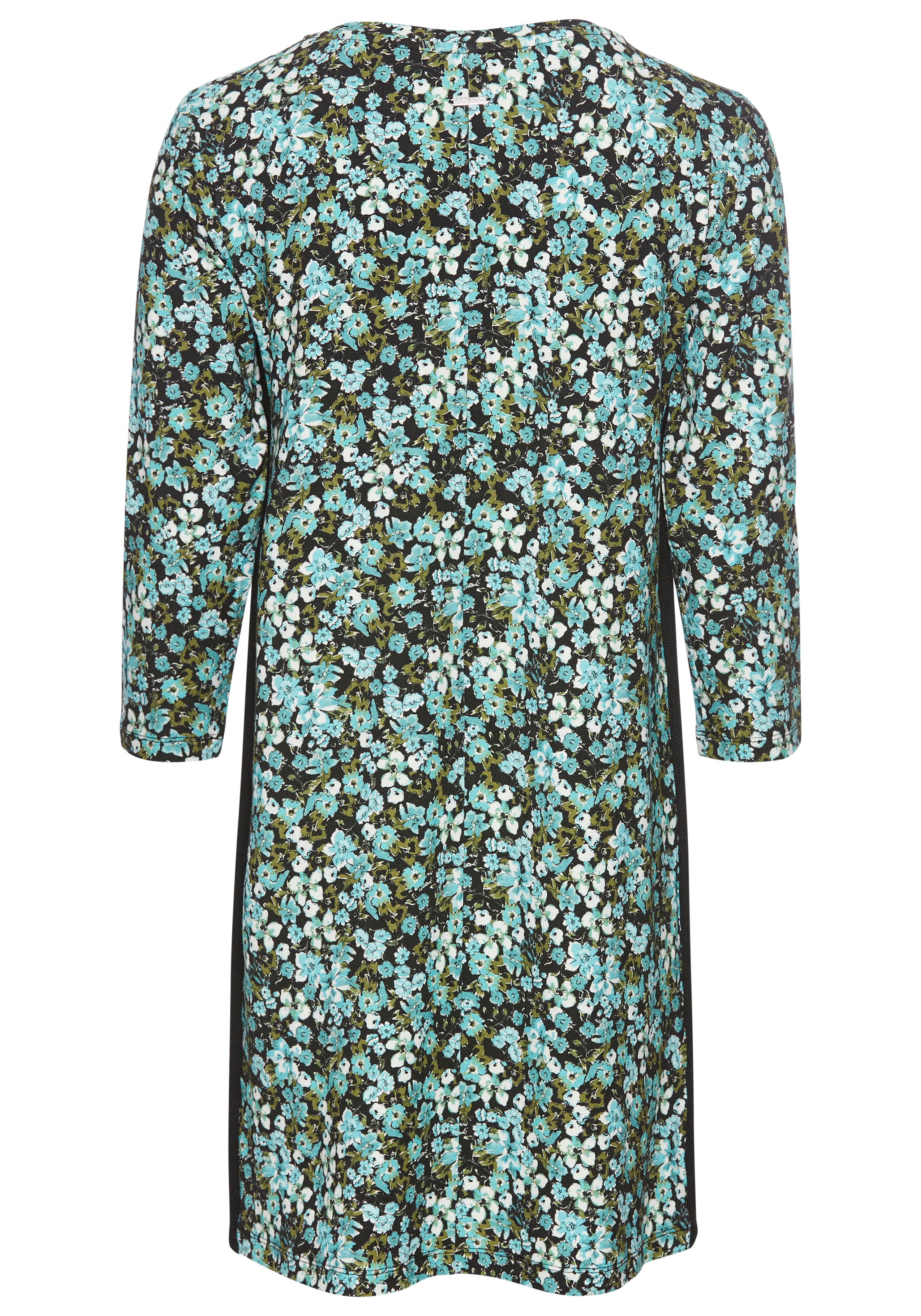 Laura Scott Jerseykleid, mit Kontraststreifen