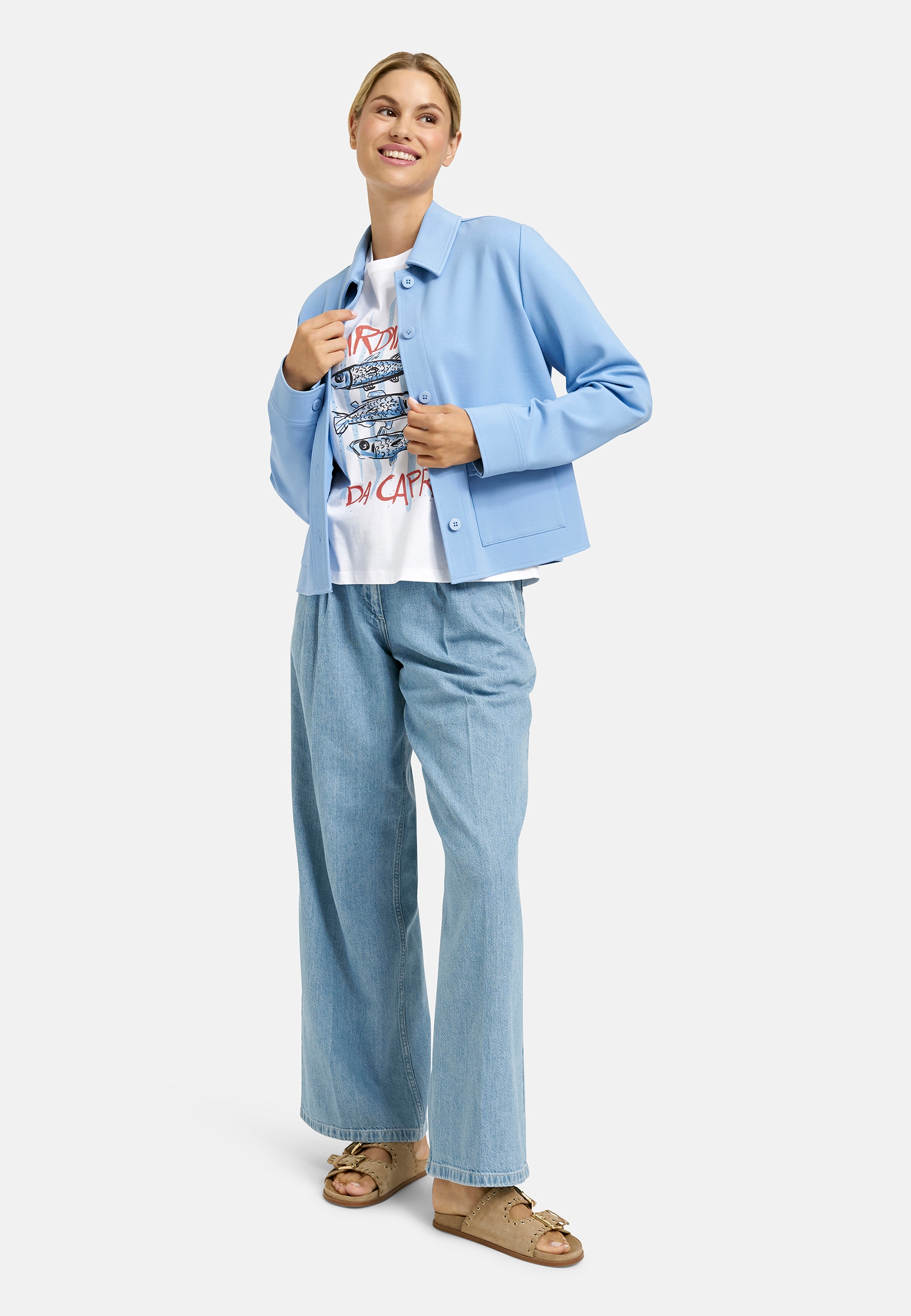 Milano Italy Rundhalsshirt aus Baumwolle