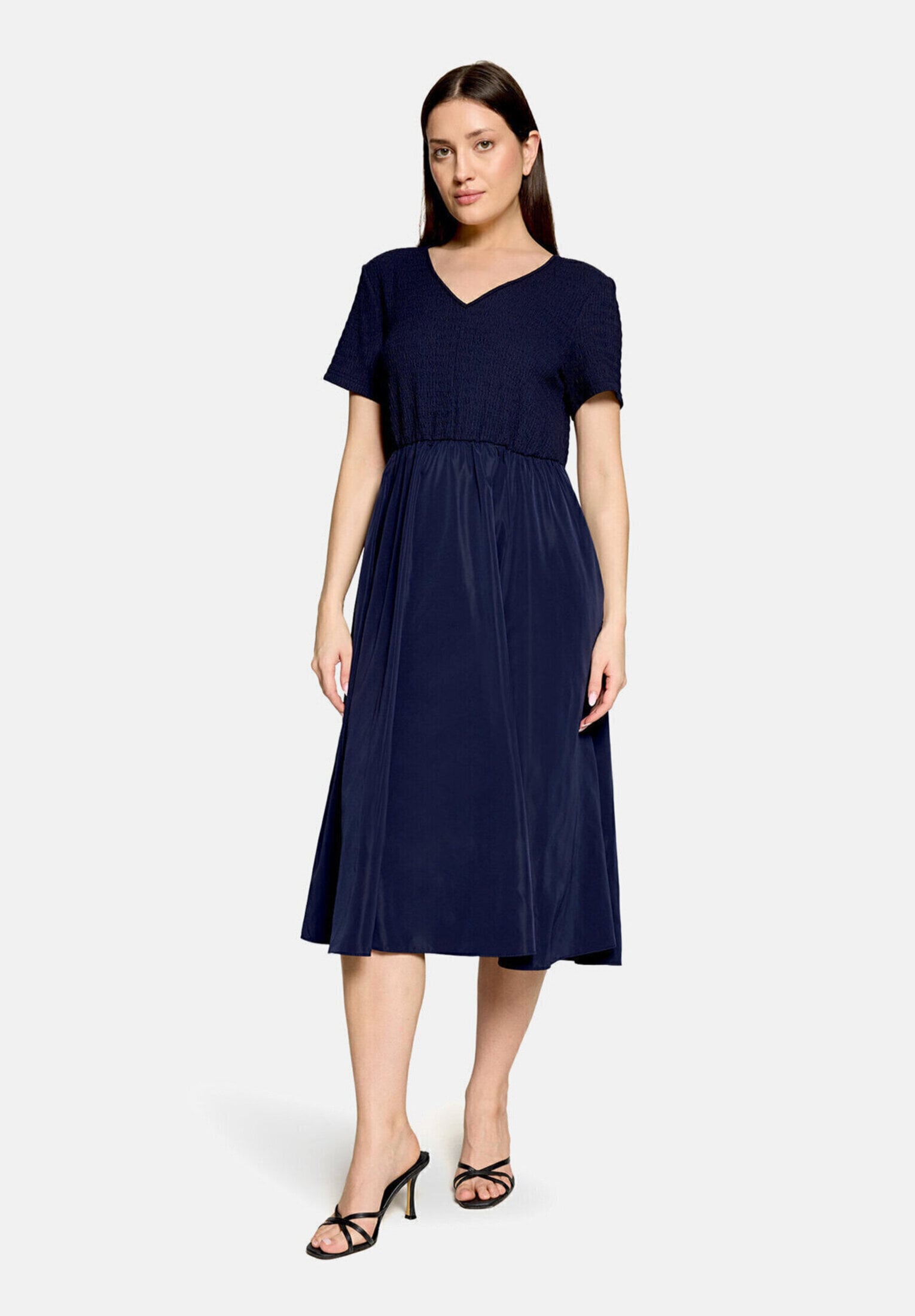 Cartoon Midikleid »Damen mit Eingrifftaschen« Ohne Tasche
