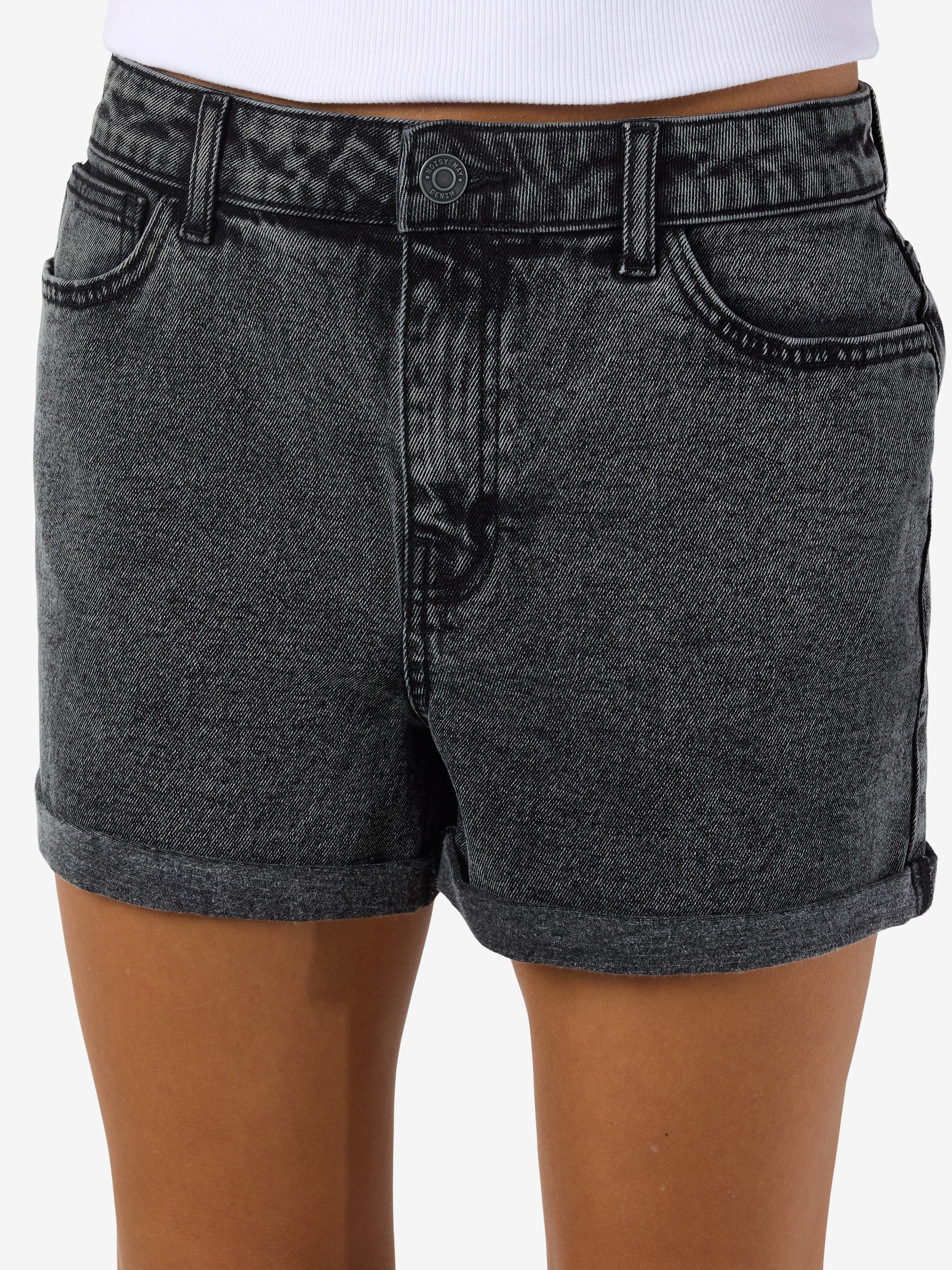 Noisy may Jeansshorts "NMMONI HW DNM SHORTSAZ391DG NOOS" günstig online kaufen