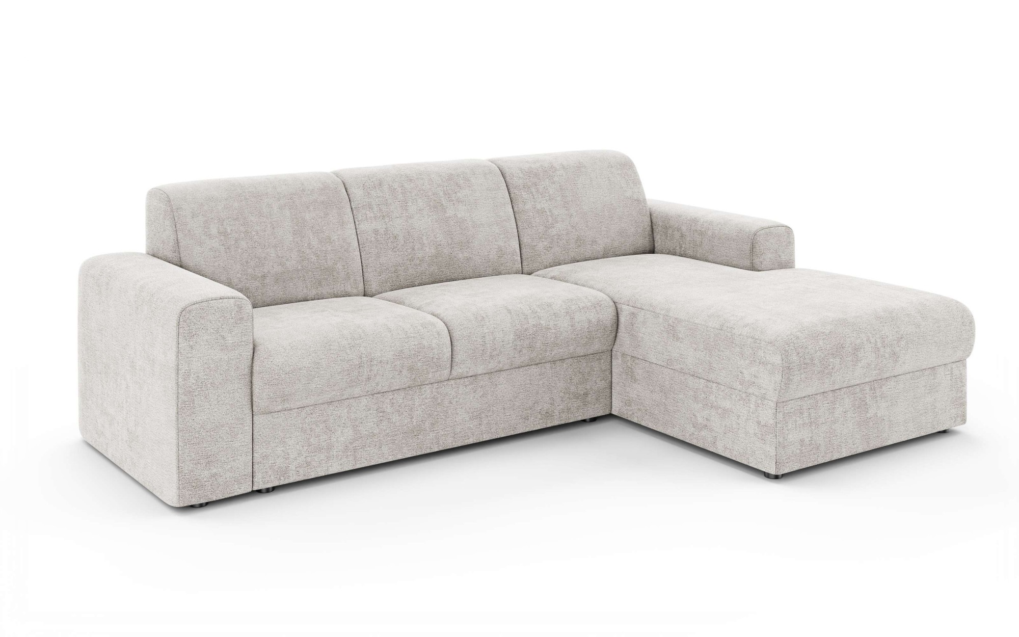 OTTO home Ecksofa »BORNHOLM 2.0 L-Form, Breite 220 cm, Verlässliche Qualität, Struktur« Recamiere links/rechts bestellbar, Bezug - Chenille oder Struktur