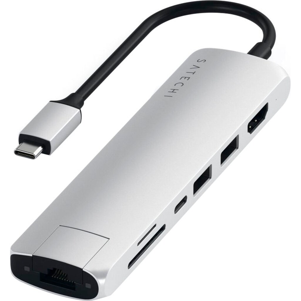 Satechi Notebook-Adapter »Type-C Multi-Port Hub 4K Ethernet Slim«