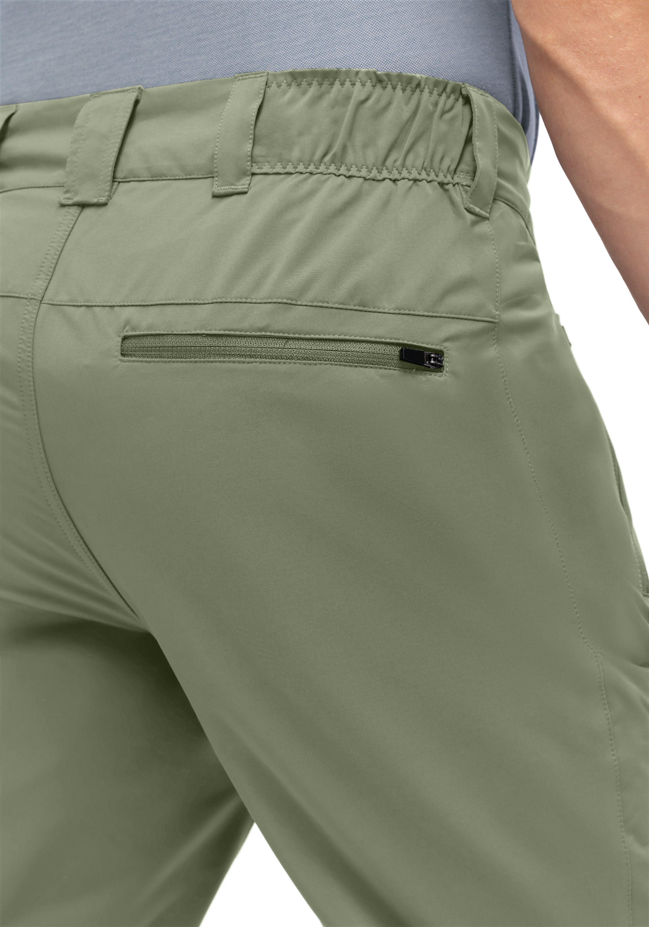 Maier Sports Outdoorhose »Nil Loop«, Herren Wanderhose, Funktionshose mit Taschen + Gürtel, Regular Fit