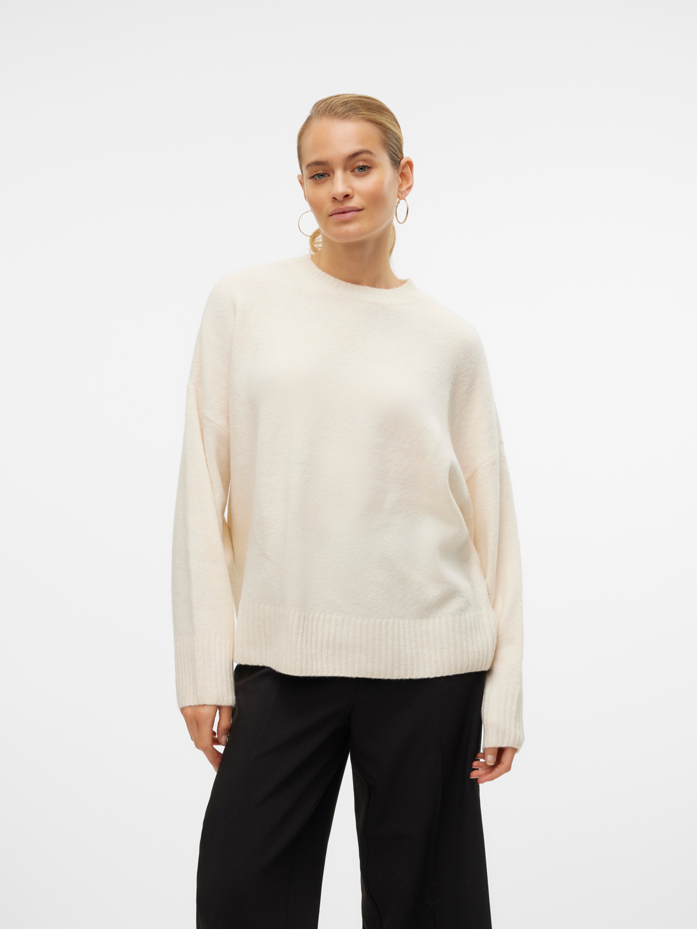 Vero Moda Strickpullover VMBOOM LS O-NECK günstig online kaufen