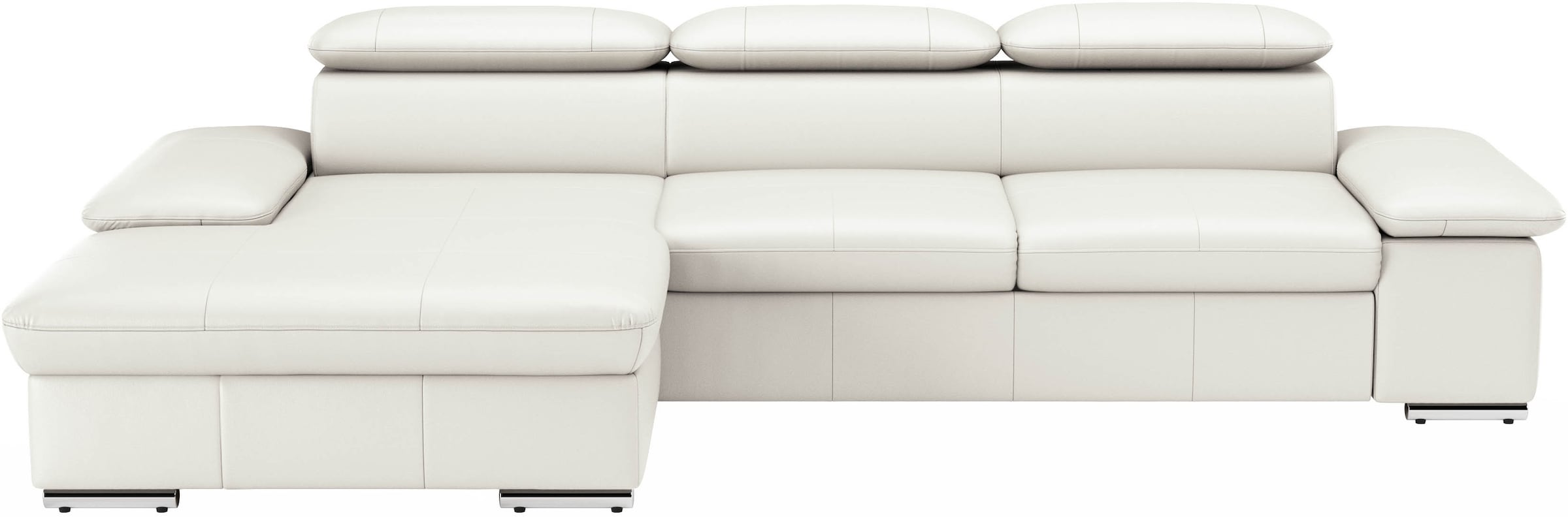 sit&more Ecksofa "Valantine L-Form, B: 286 cm" mit Arm- & Kopfteilverstellung, optional mit Schlaffunktion