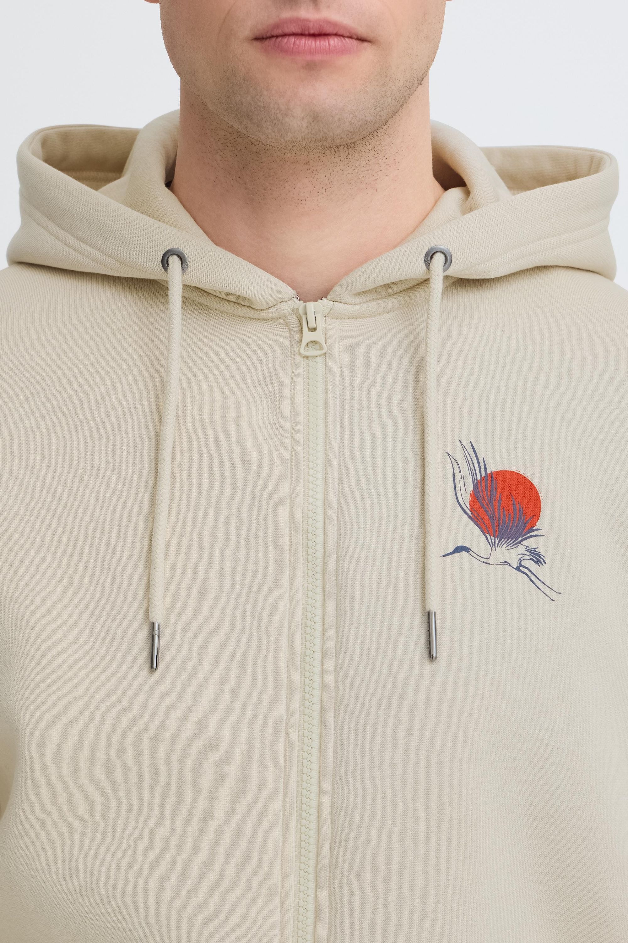 Blend Kapuzensweatjacke »BHJapa Backprint« Kapuzen Sweatjacke mit Backprint