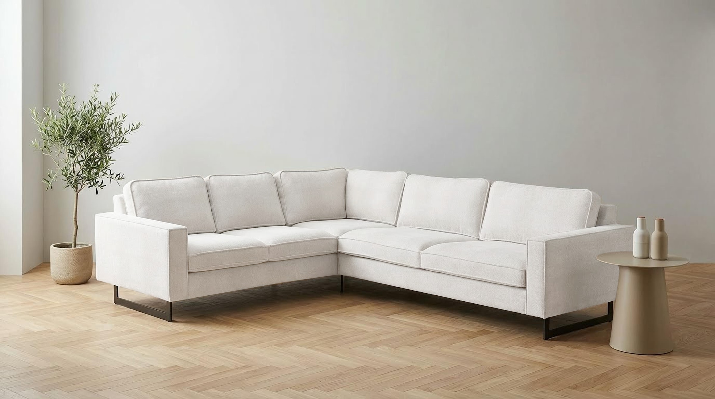 Home affaire Ecksofa "Pinto, XXL, 250/290 cm, langer Schenkel, Ottomane" Co günstig online kaufen