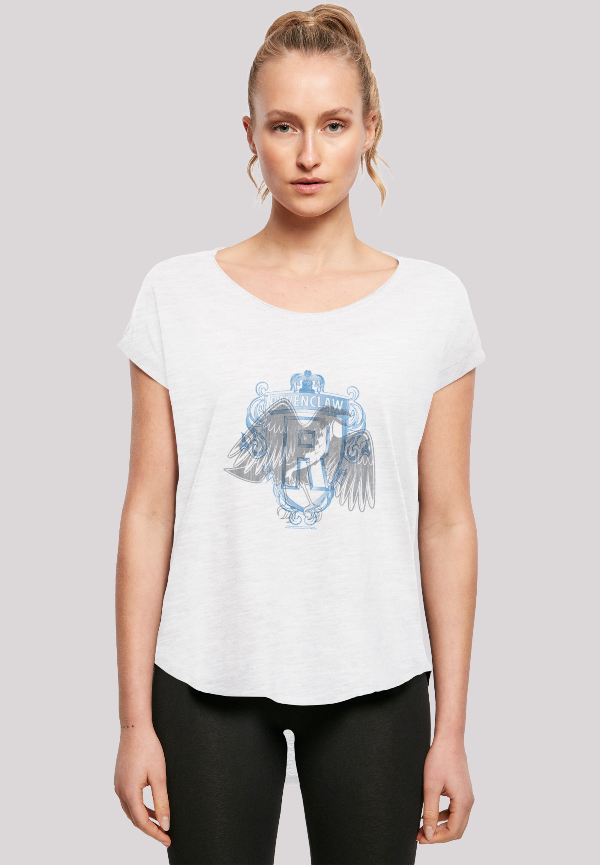 F4NT4STIC T-Shirt »Harry Potter Ravenlaw Eagle Crest Adler«, Damen,Premium Merch,Lang,Longshirt,Bedruckt
