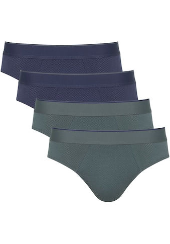 Midislip »men EVER Airy Brief C4P«, (Packung, 4 St.)