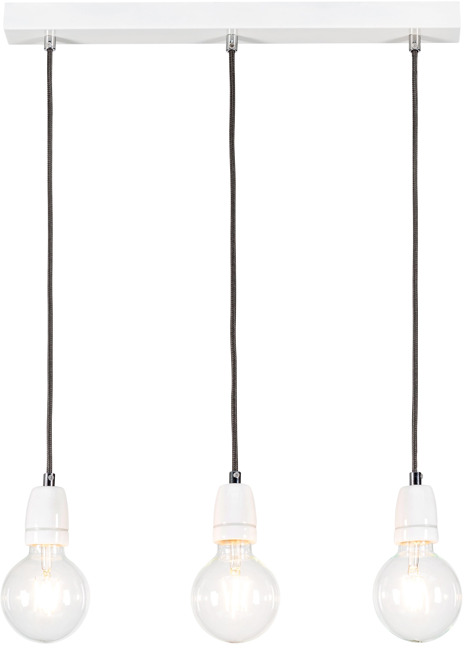 BRITOP LIGHTING Hängeleuchte »Porcia«, 3 flammig-flammig, Dekorative  Leuchte aus Ceramik, pass. LM E27 / exkl., Made in Europe | BAUR